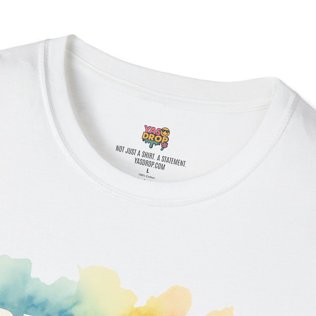 BREATHE – Mixed Media Watercolor Art Tee