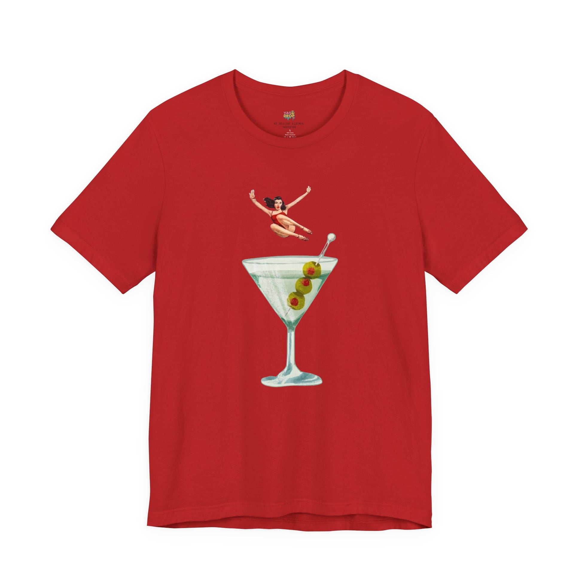 Dirty Martini Girl Graphic Tee - Retro Aesthetic Streetwear T-Shirt