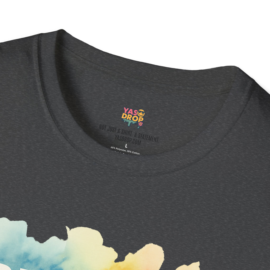 BREATHE – Mixed Media Watercolor Art Tee