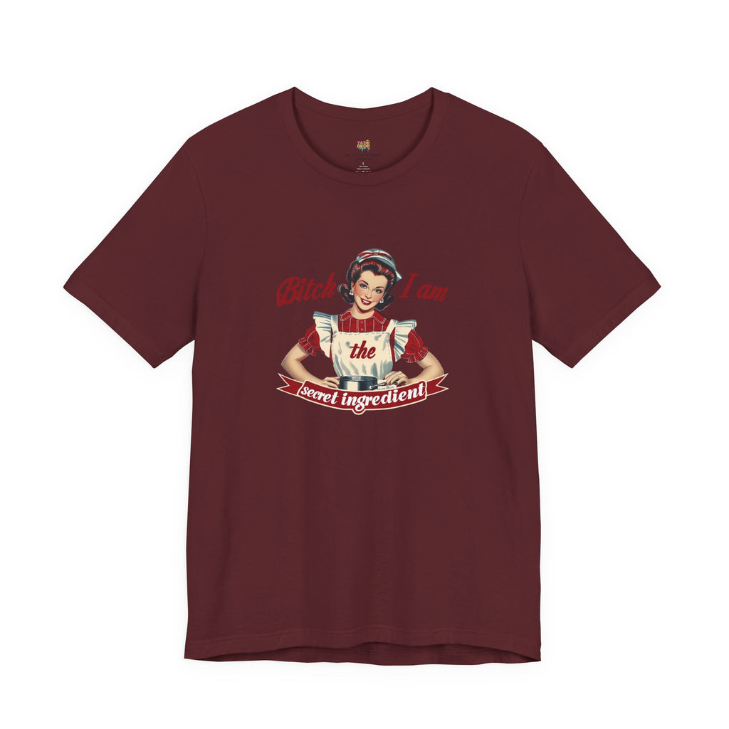 "The Secret Ingredient" Ironic Minimalist Vintage Graphic Tee