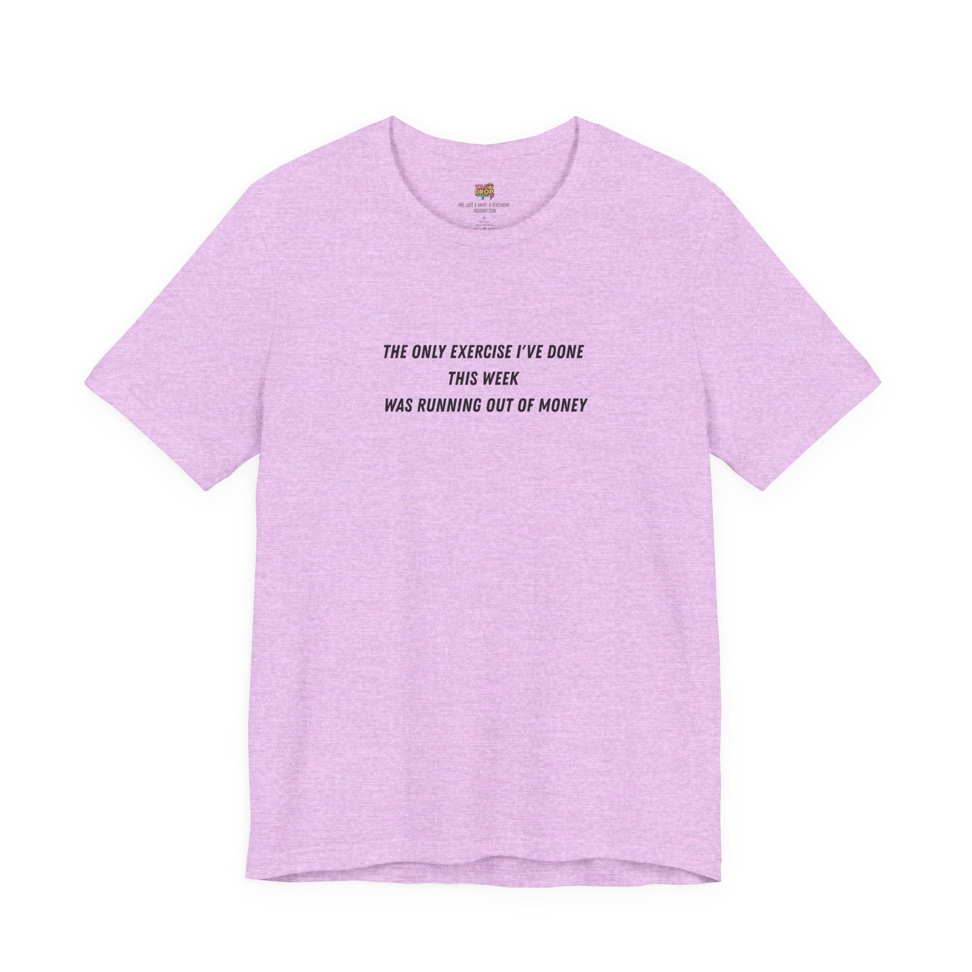 "Running Out Of Money" Funny Quote Tee | Ironic Minimalist Graphic T-Shirt