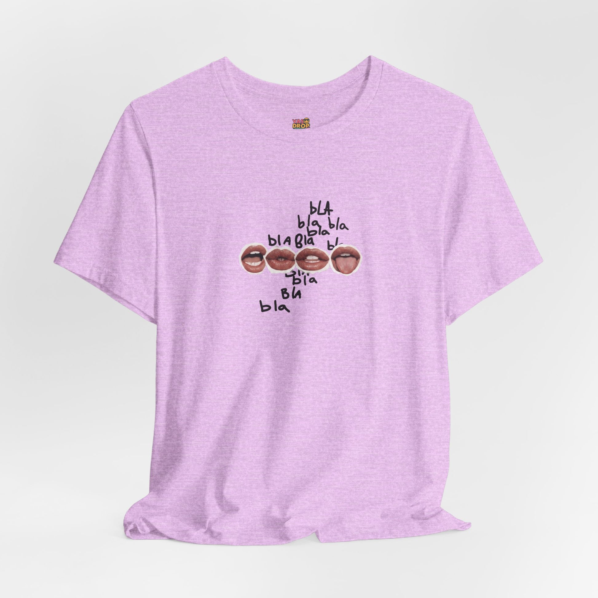 "Bla Bla Bla" Graphic Tee – Ironic Minimalism Streetwear T-Shirt
