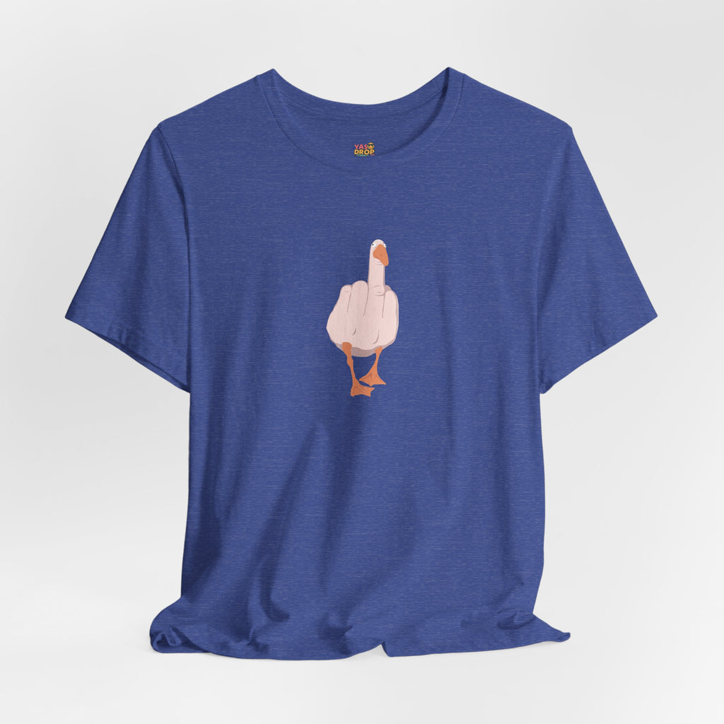The "Unbothered" Ironic Duck Graphic Tee - Funny Chaotic Streetwear Graphic T-Shirt