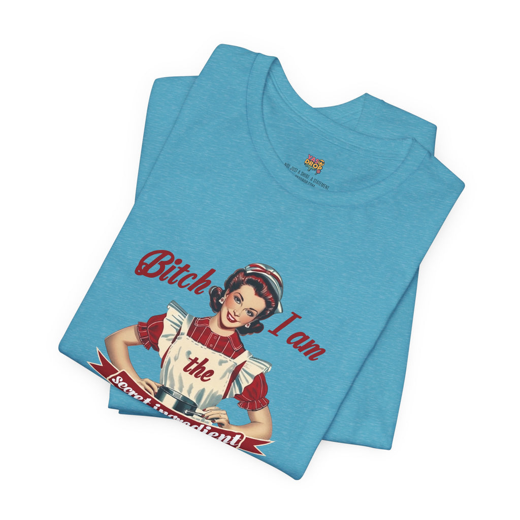 "The Secret Ingredient" Ironic Minimalist Vintage Graphic Tee