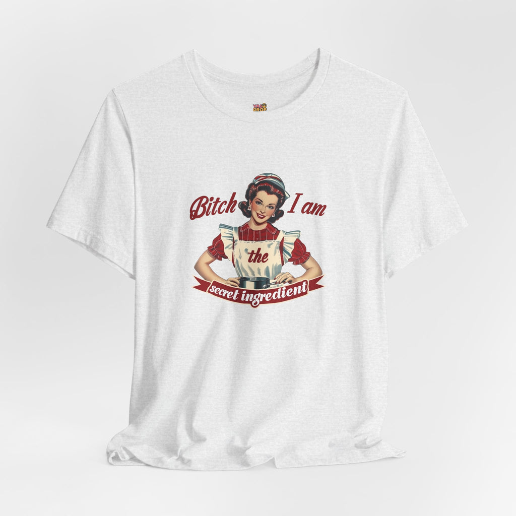 "The Secret Ingredient" Ironic Minimalist Vintage Graphic Tee
