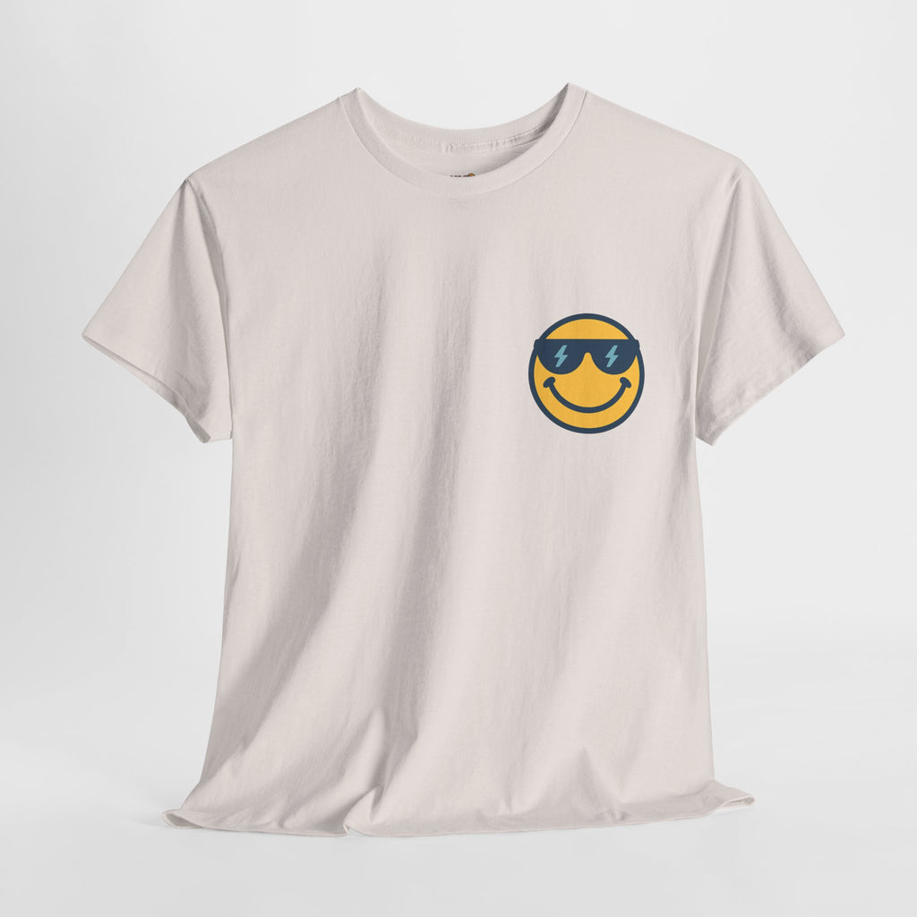 The YASDROP Smiley Swirl Tee