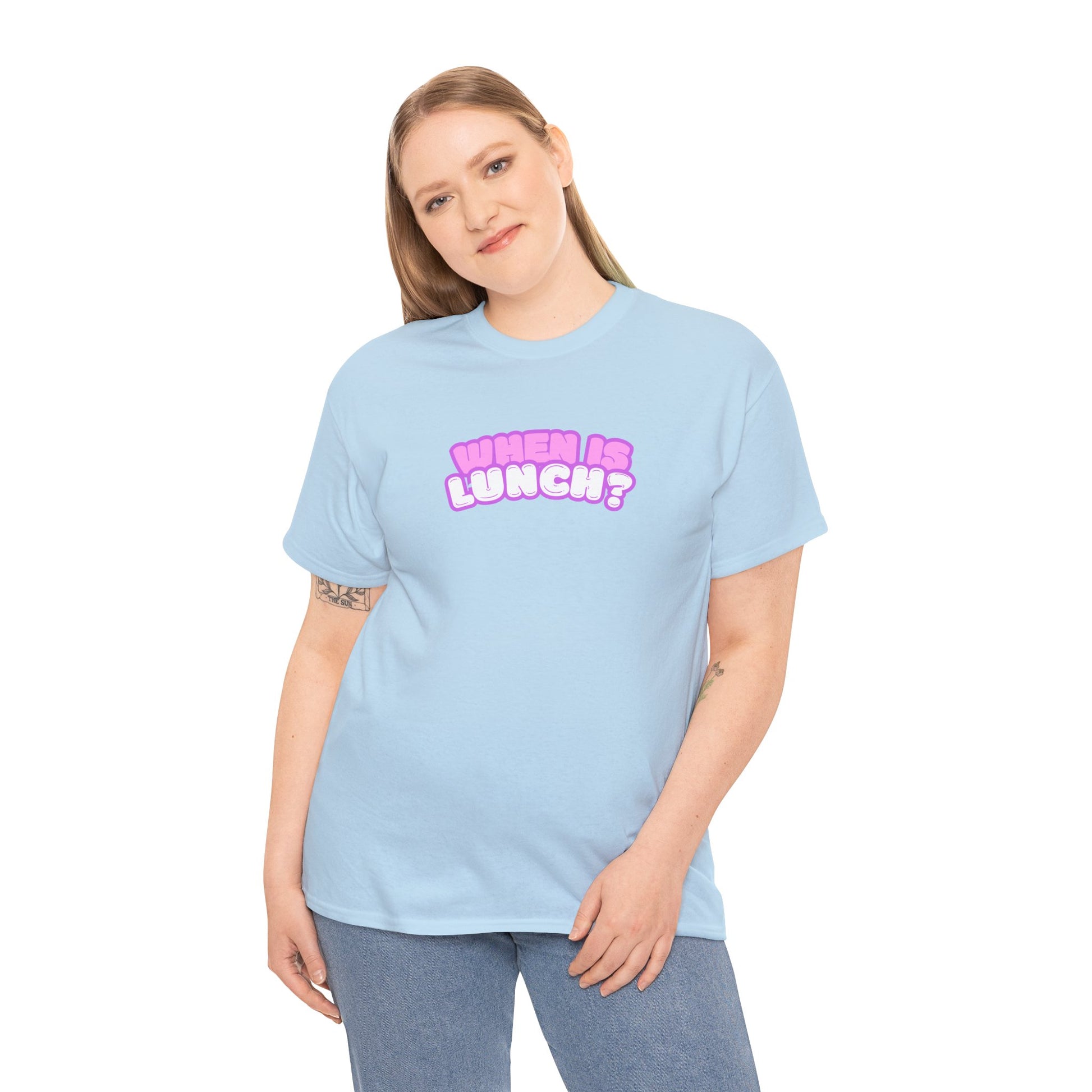 When Is Lunch? - The "Priorities" Heritage T-Shirt