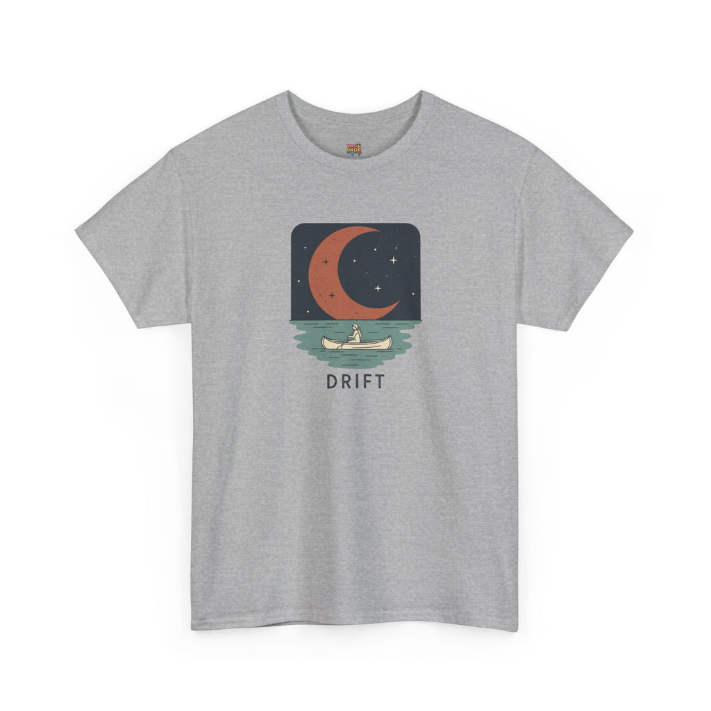 Drift & Dream: Solitude Under the Crescent Moon Tee