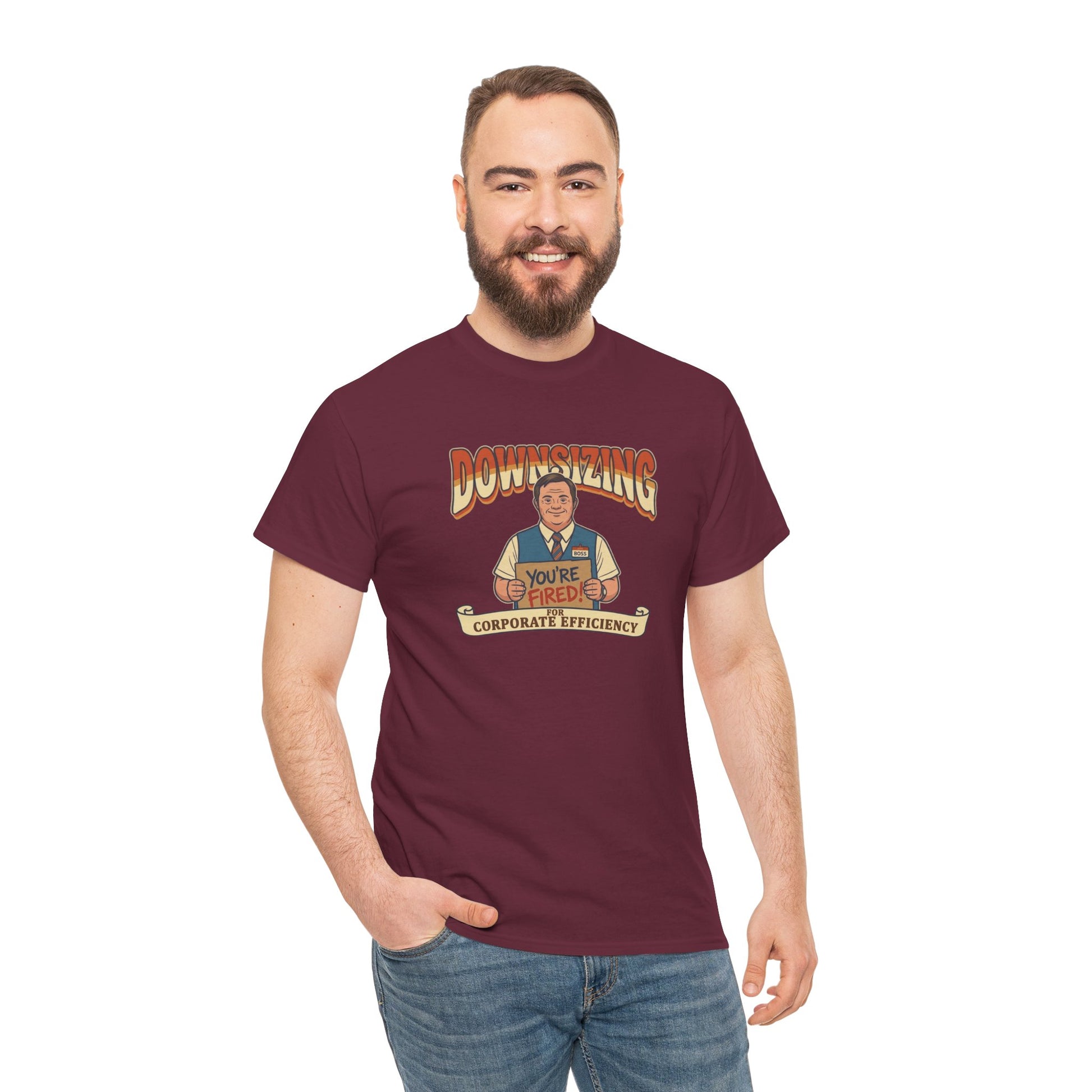 The Great Downsizing Tee - Retro Corporate Meme T-Shirt (iykyk)