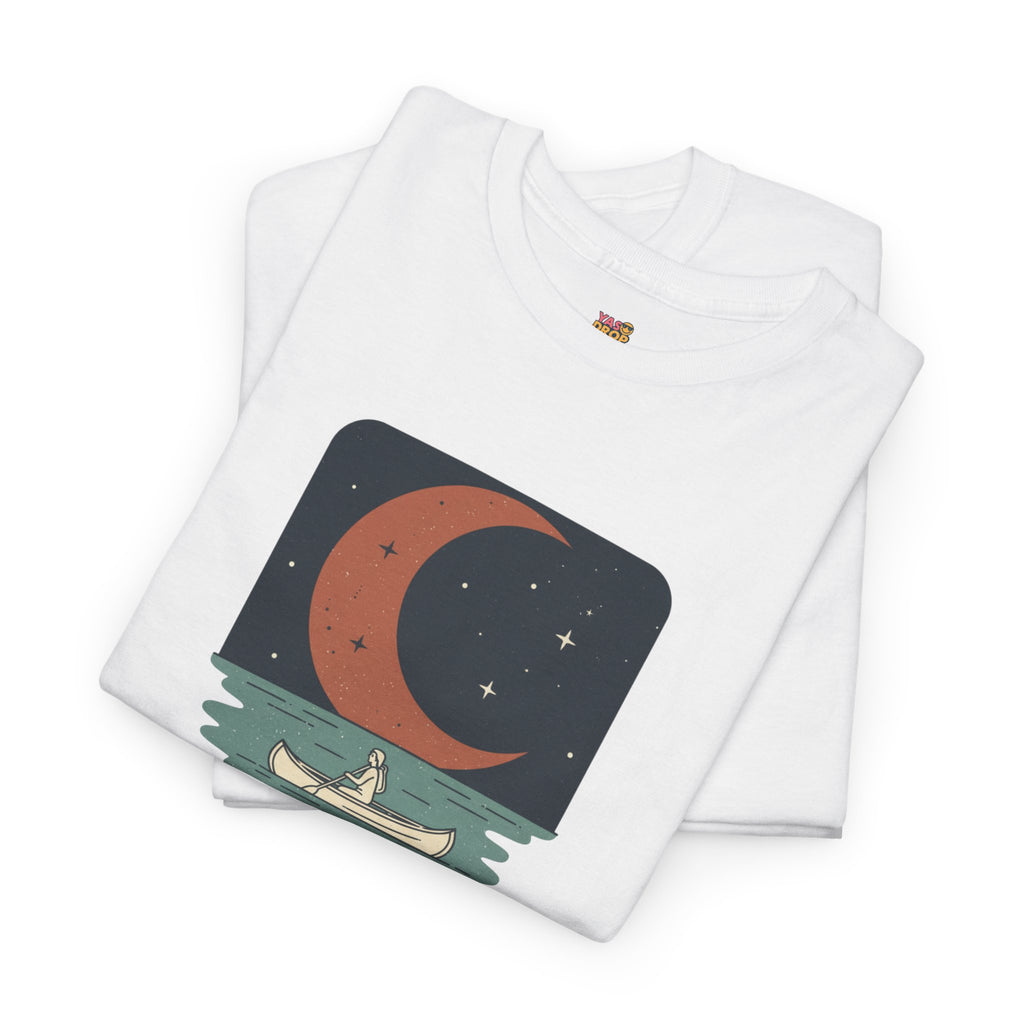 Drift & Dream: Solitude Under the Crescent Moon Tee