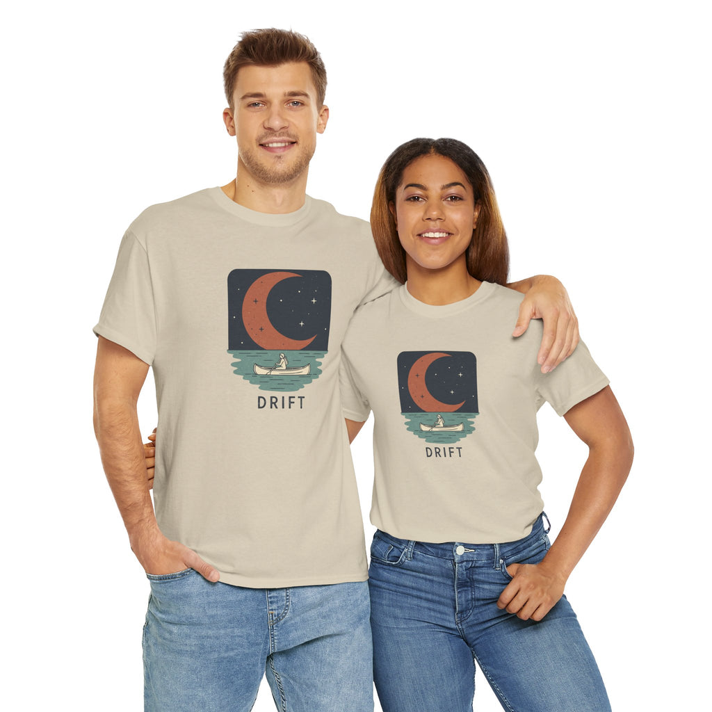 Drift & Dream: Solitude Under the Crescent Moon Tee