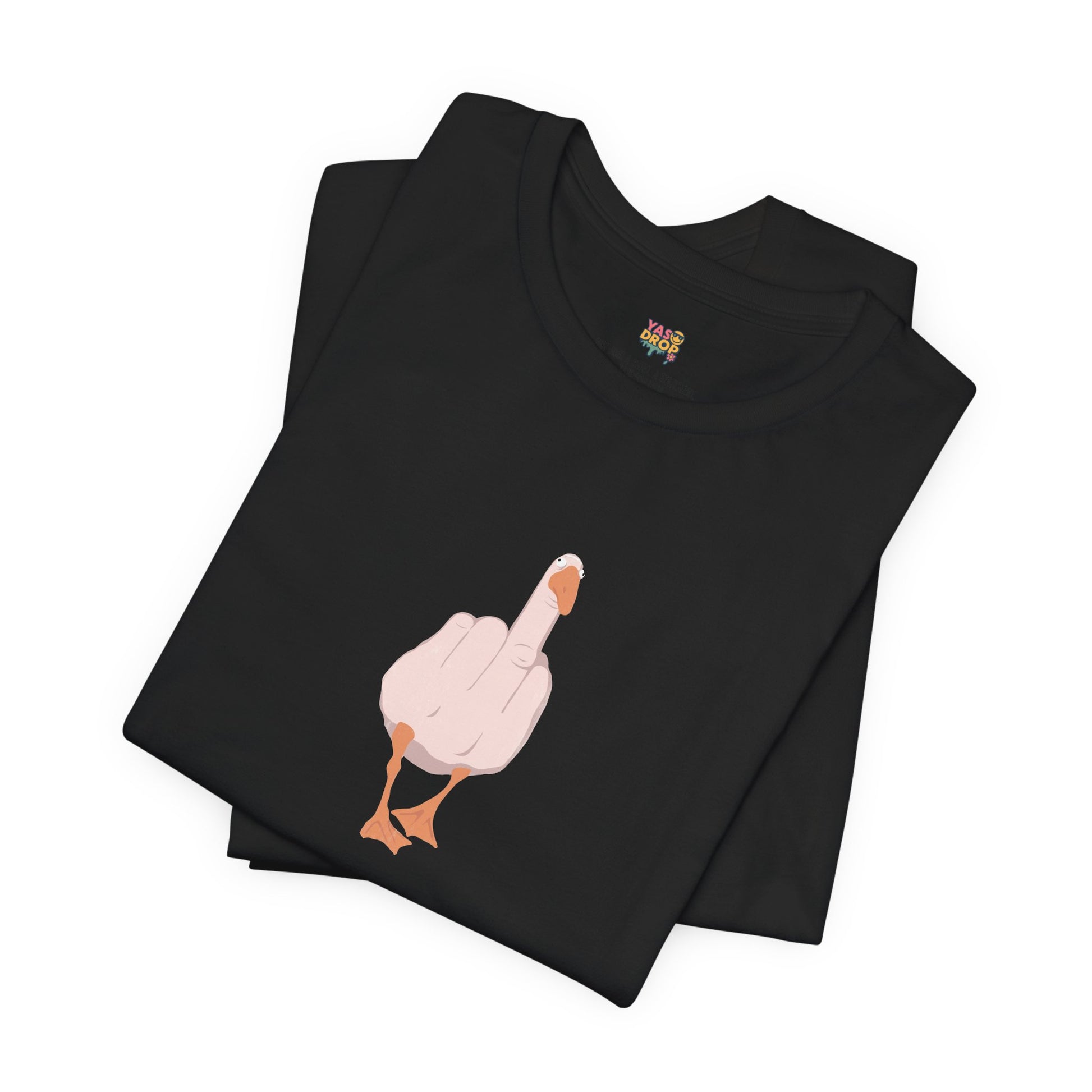 The "Unbothered" Ironic Duck Graphic Tee - Funny Chaotic Streetwear Graphic T-Shirt