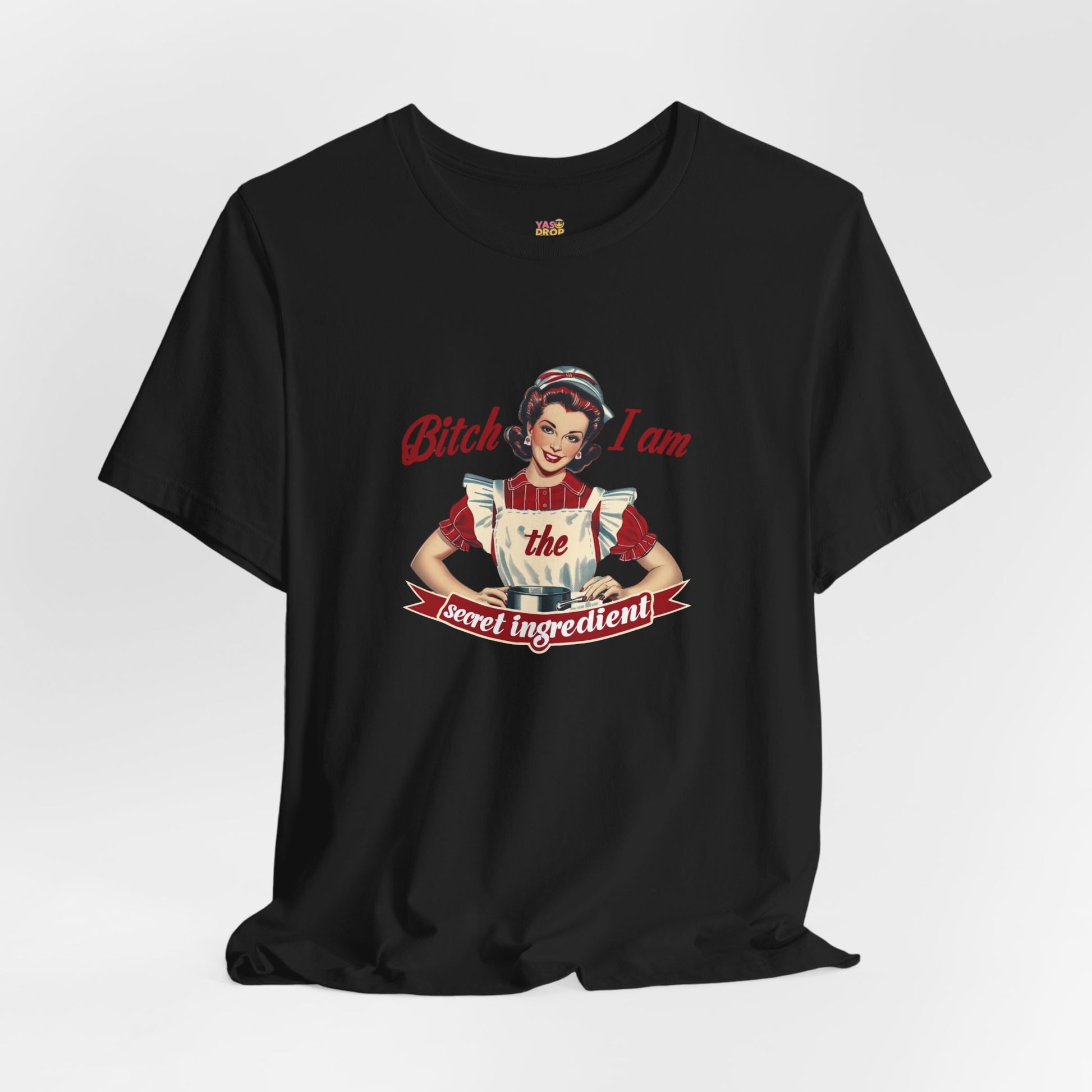 "The Secret Ingredient" Ironic Minimalist Vintage Graphic Tee
