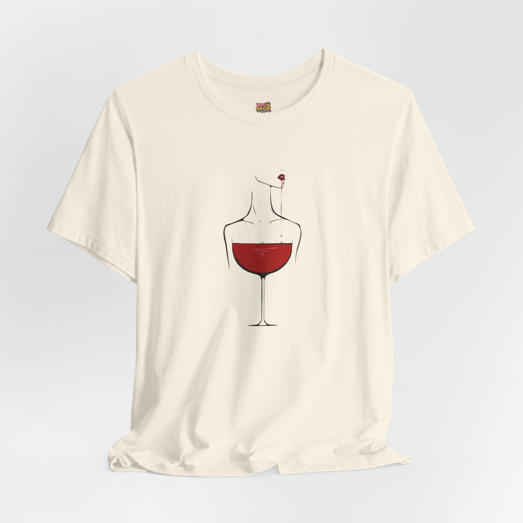 Pour Decisions Premium Graphic Tee – Minimalist Wine Aesthetic Streetwear