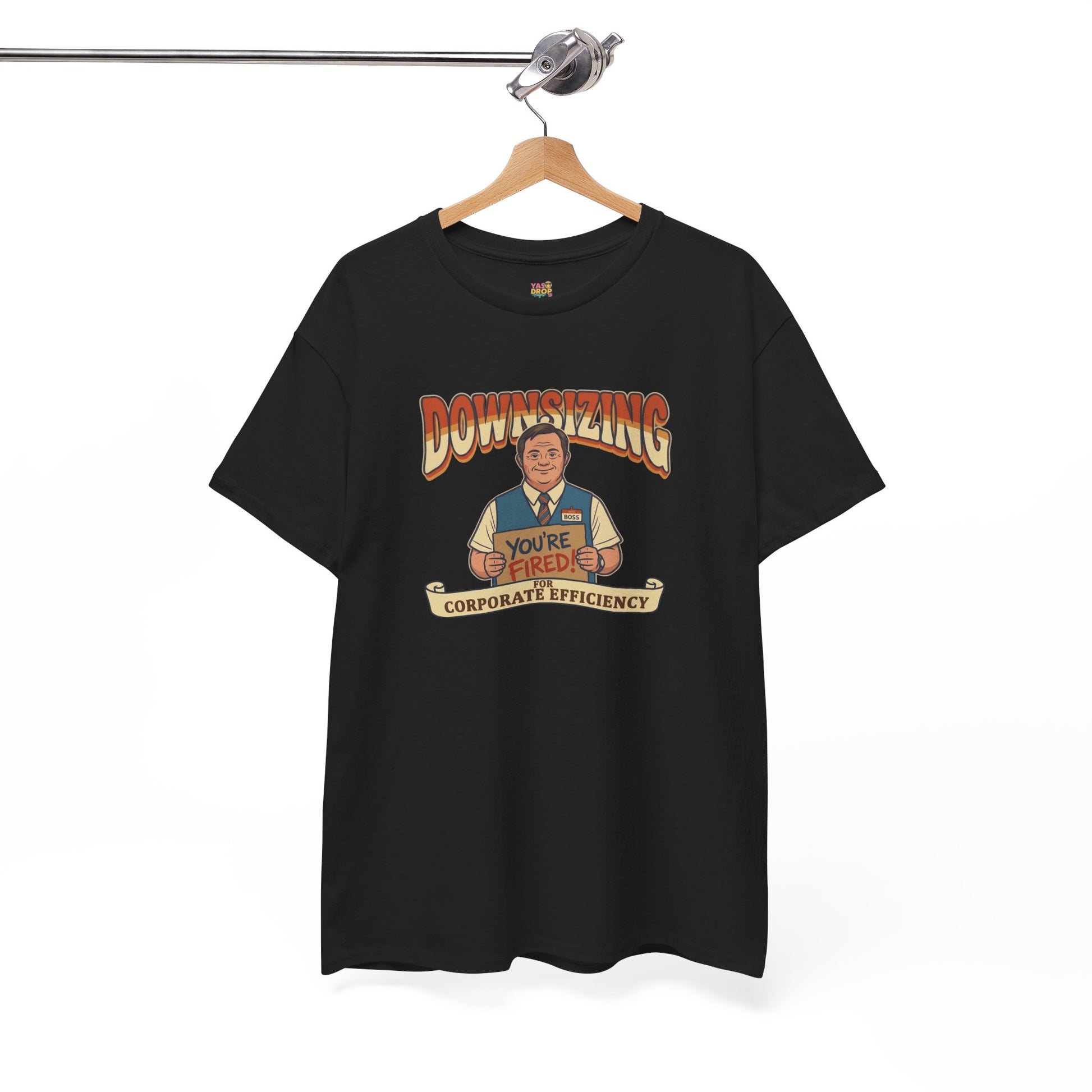 The Great Downsizing Tee - Retro Corporate Meme T-Shirt (iykyk)