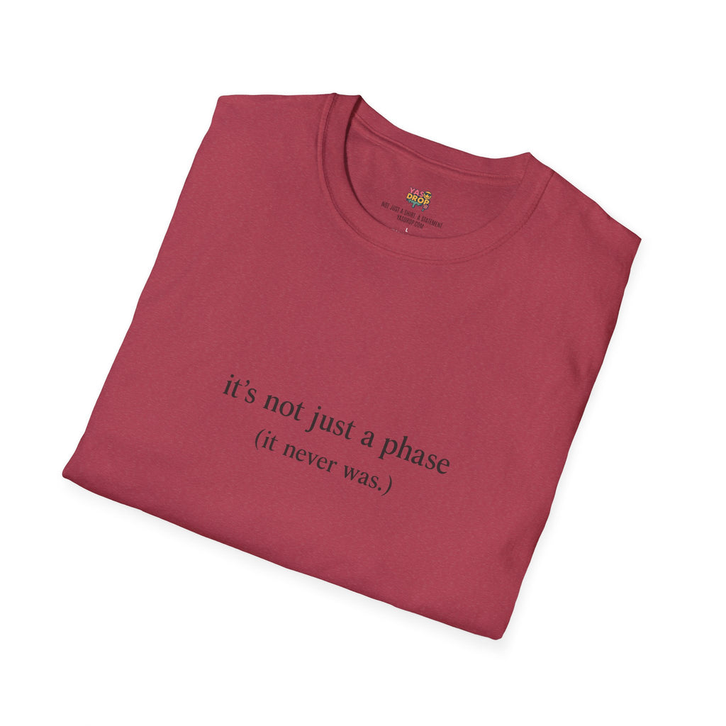It’s Not Just a Phase T-Shirt – Sadboi Softgirl Aesthetic Tee