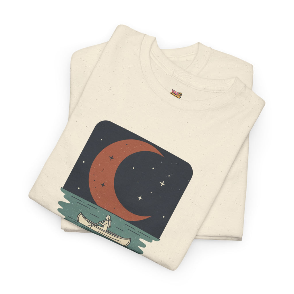 Drift & Dream: Solitude Under the Crescent Moon Tee