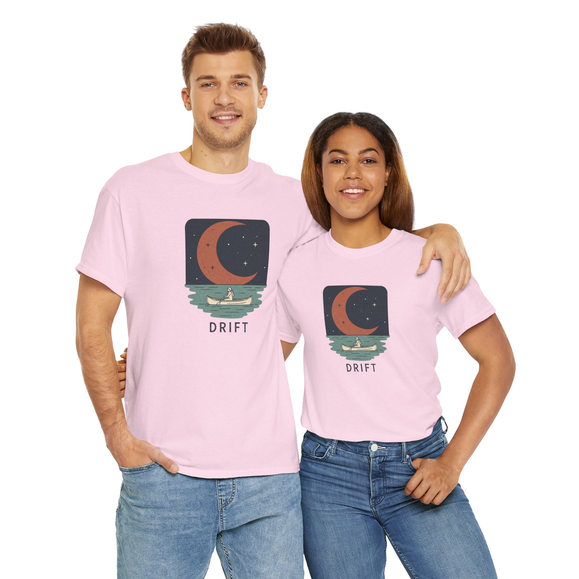 Drift & Dream: Solitude Under the Crescent Moon Tee