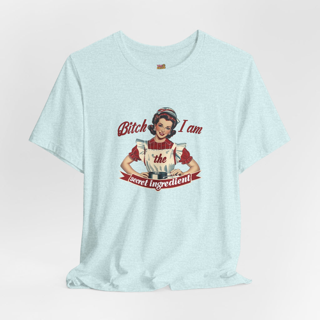 "The Secret Ingredient" Ironic Minimalist Vintage Graphic Tee