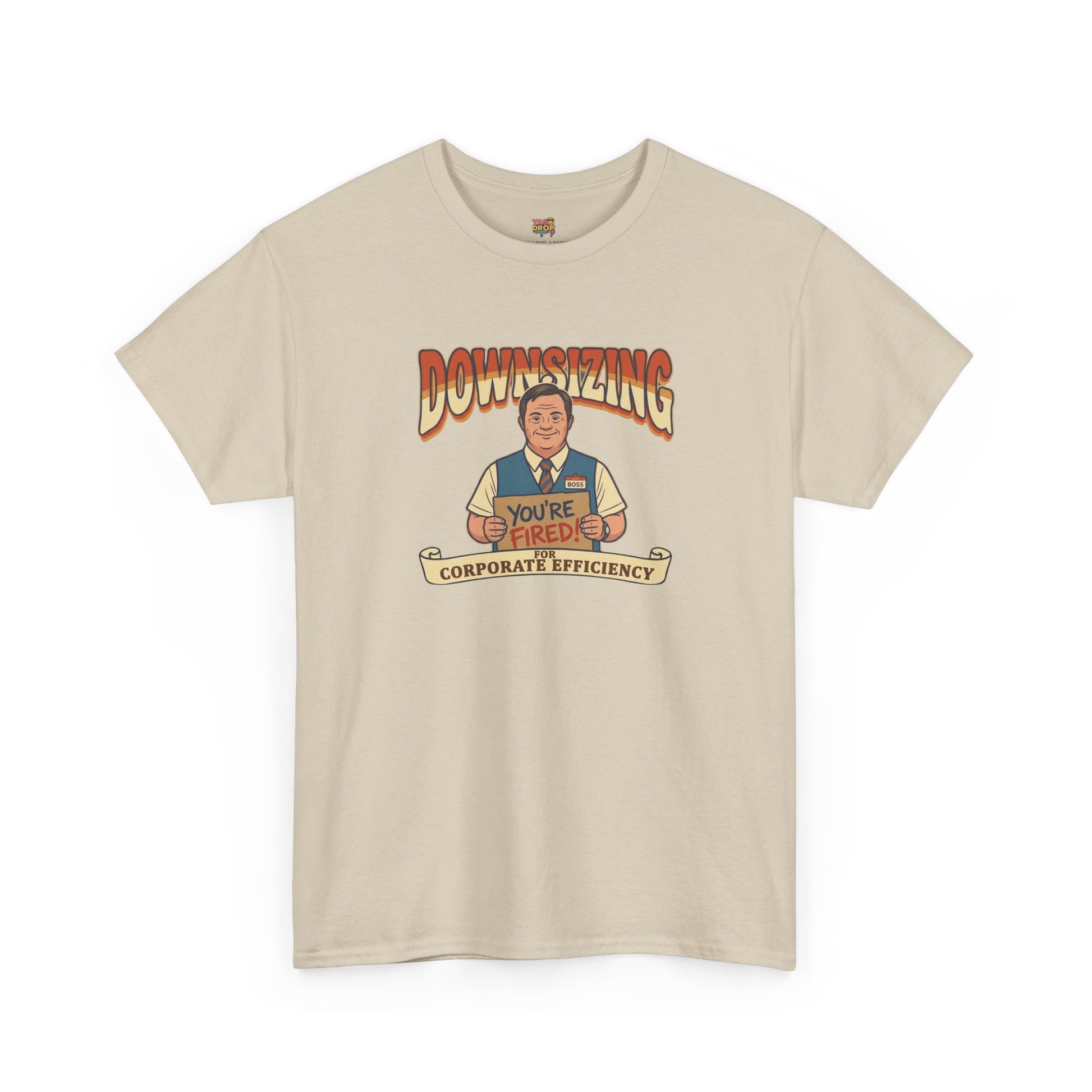 The Great Downsizing Tee - Retro Corporate Meme T-Shirt (iykyk)