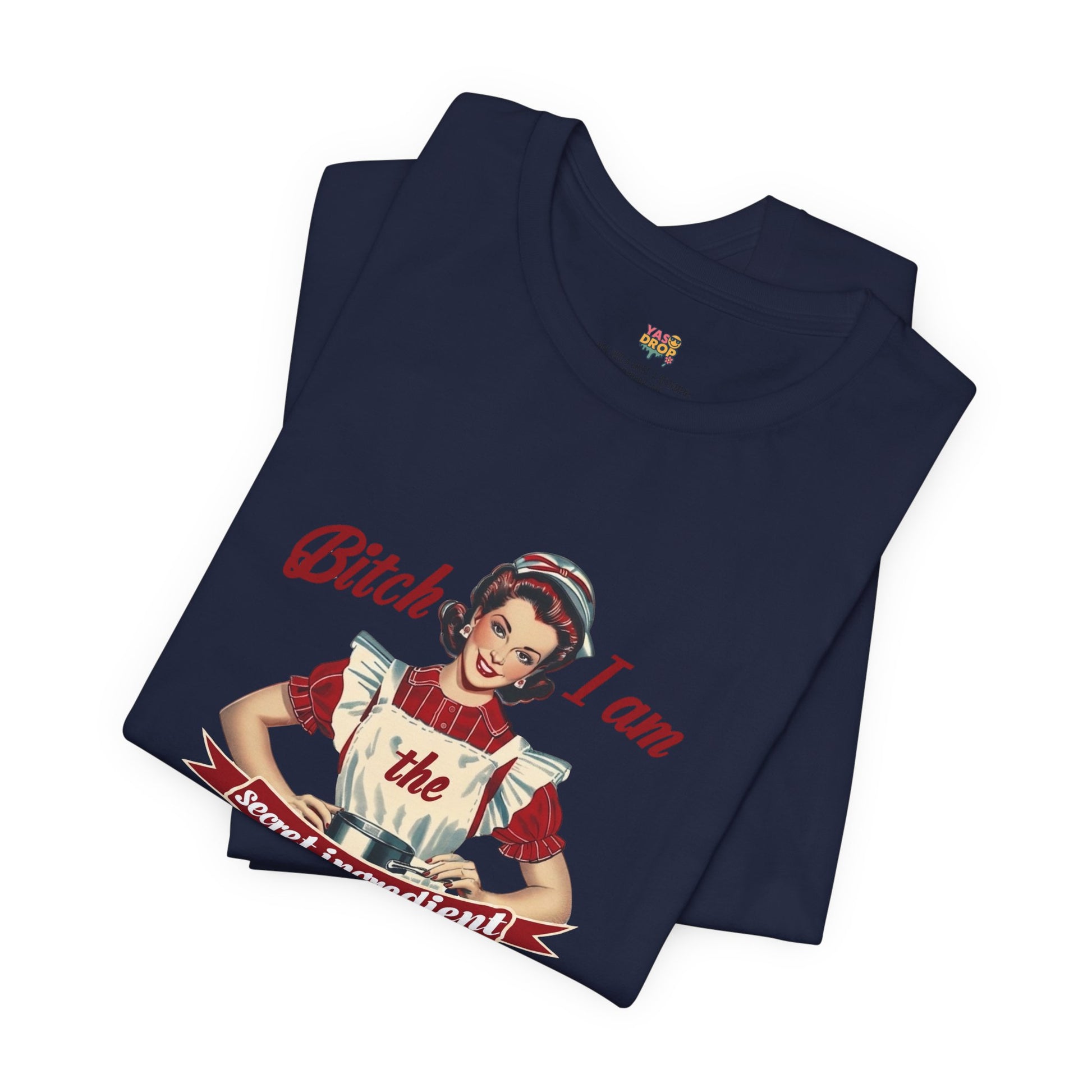 "The Secret Ingredient" Ironic Minimalist Vintage Graphic Tee