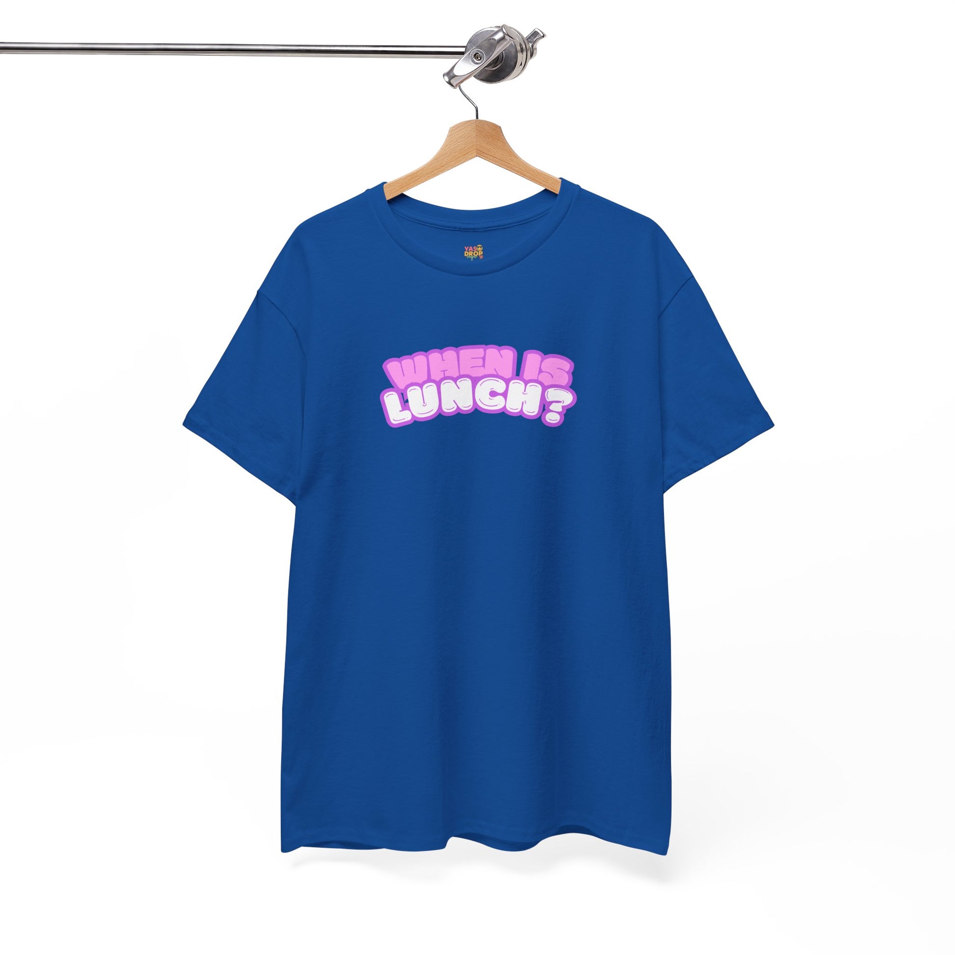 When Is Lunch? - The "Priorities" Heritage T-Shirt
