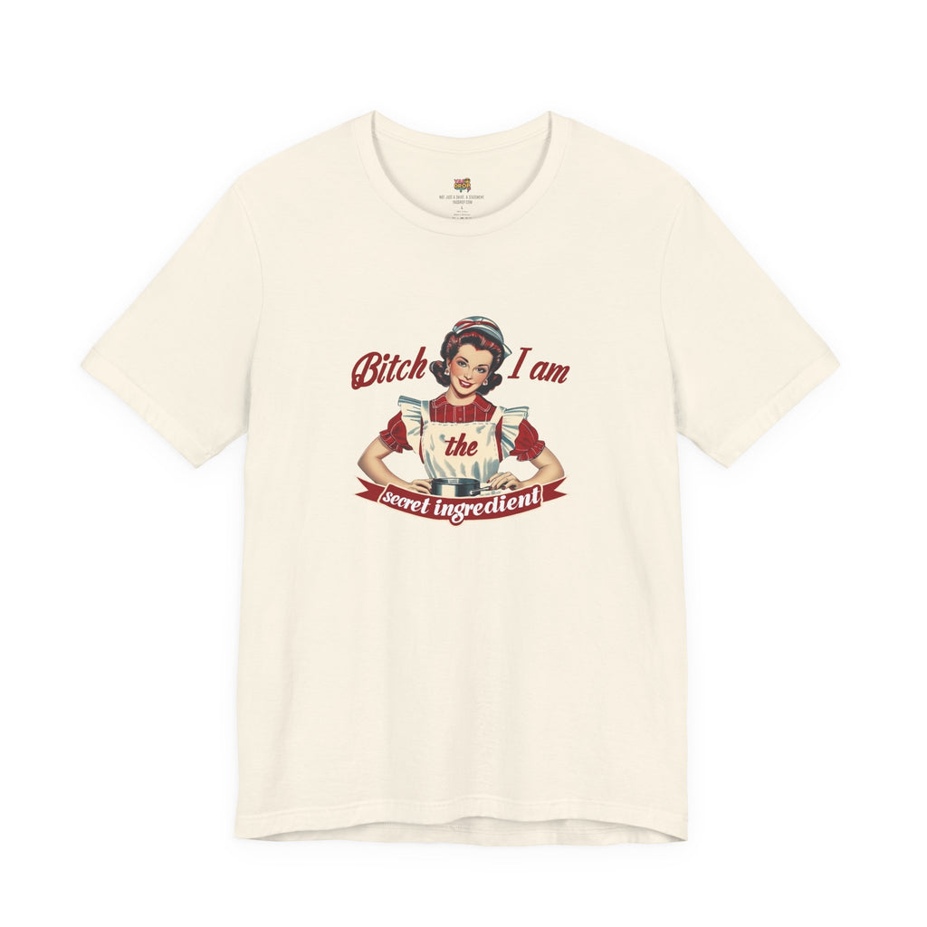 "The Secret Ingredient" Ironic Minimalist Vintage Graphic Tee