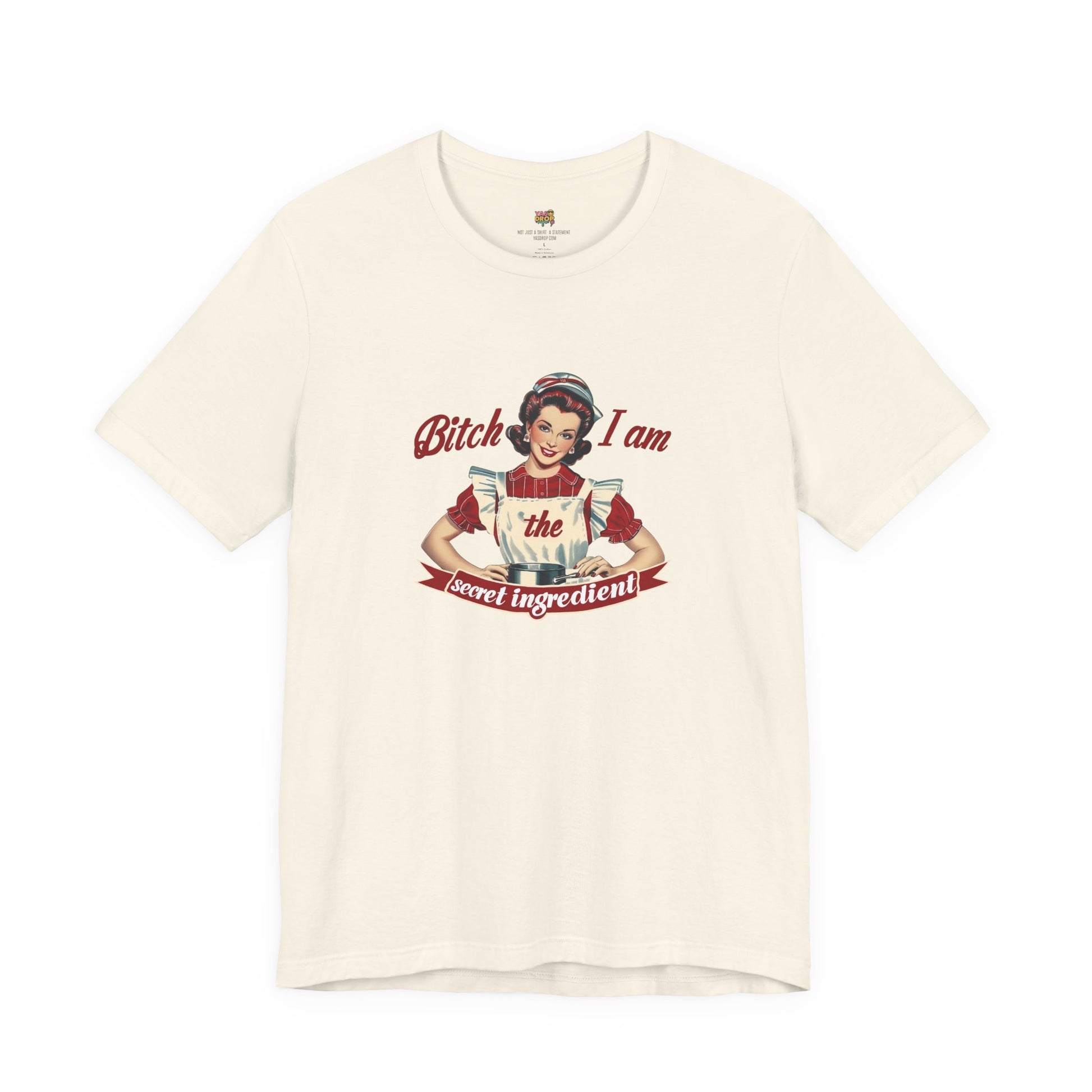 "The Secret Ingredient" Ironic Minimalist Vintage Graphic Tee