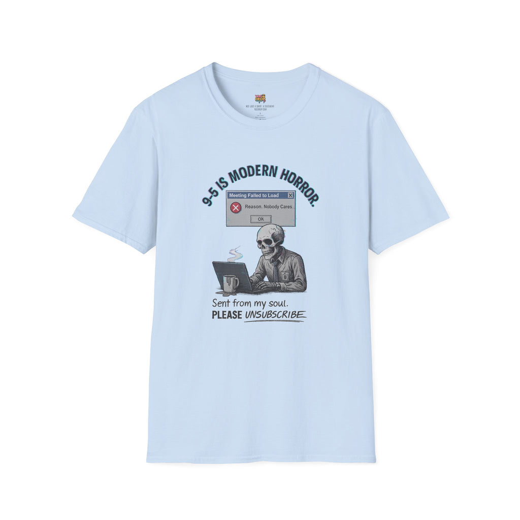 Modern Horror: 9-5 Skeleton Tee