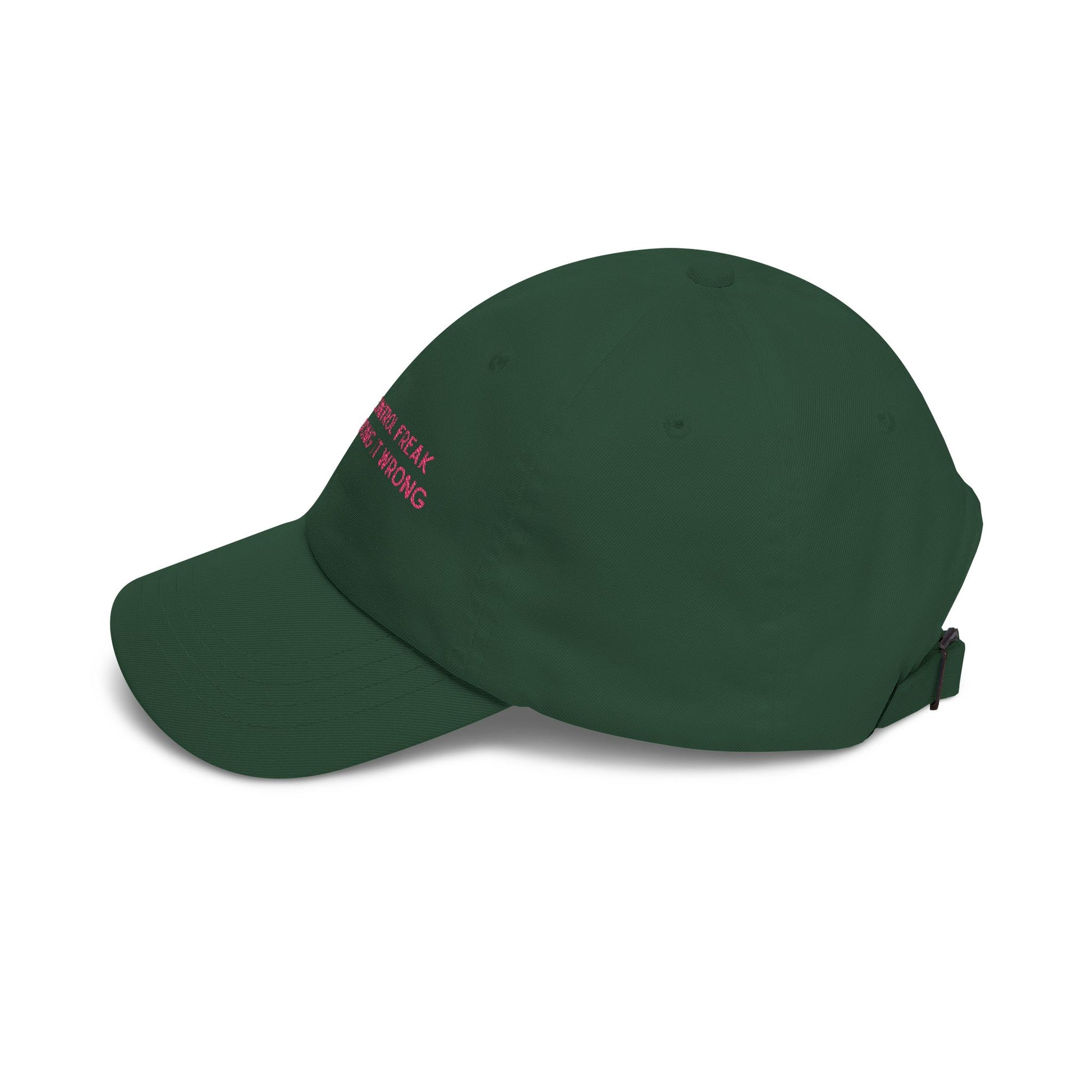 Premium Quality "I'M NOT A CONTROL FREAK" Embroidered Dad Hat