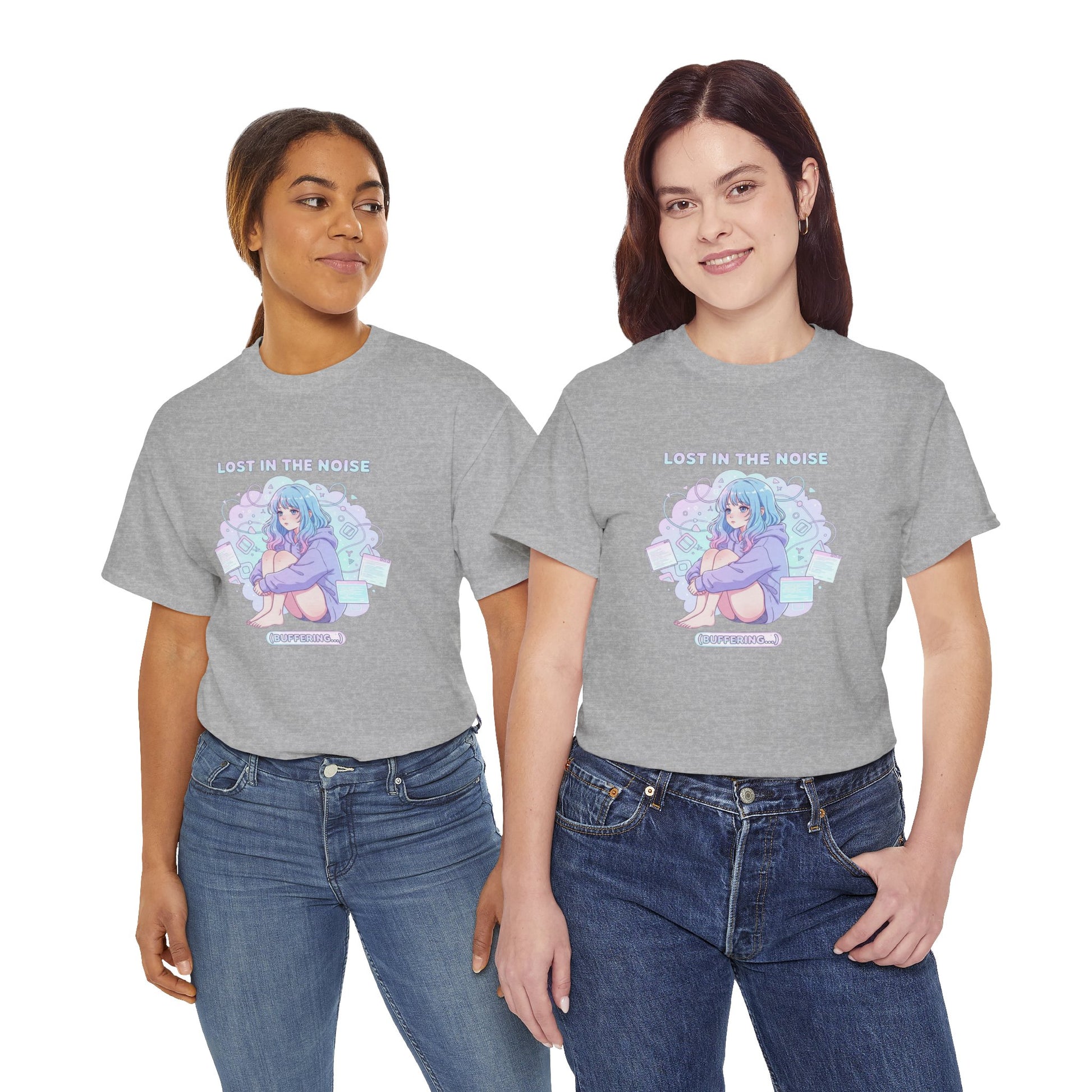 Lost in the Noise: Anime Overwhelm & Buffering Tee