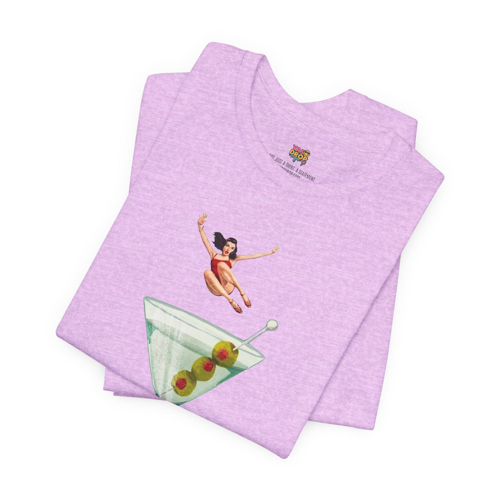 Dirty Martini Girl Graphic Tee - Retro Aesthetic Streetwear T-Shirt