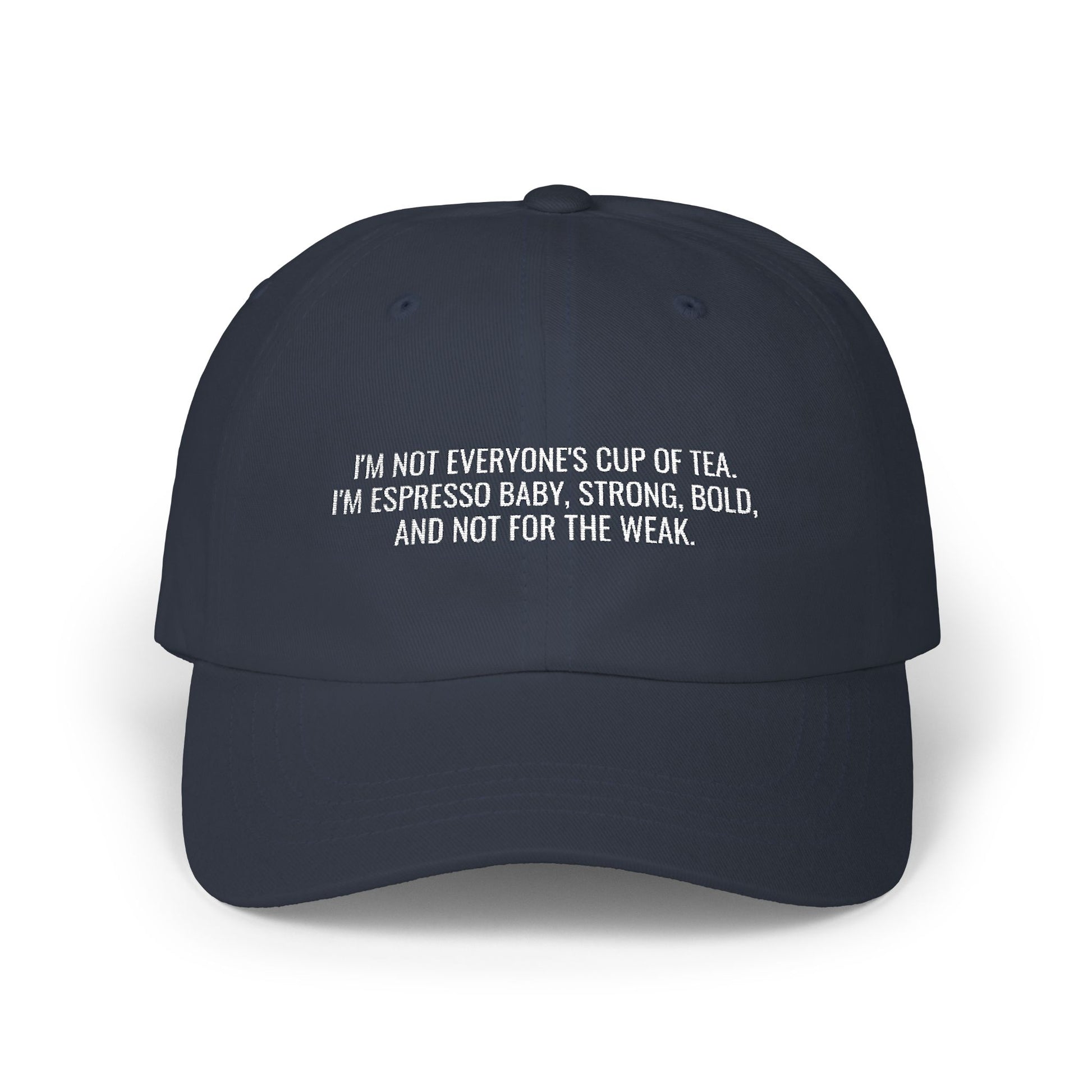 Premium Quality I’m Espresso Baby Statement Dad Hat - Ironic Minimalist Cap