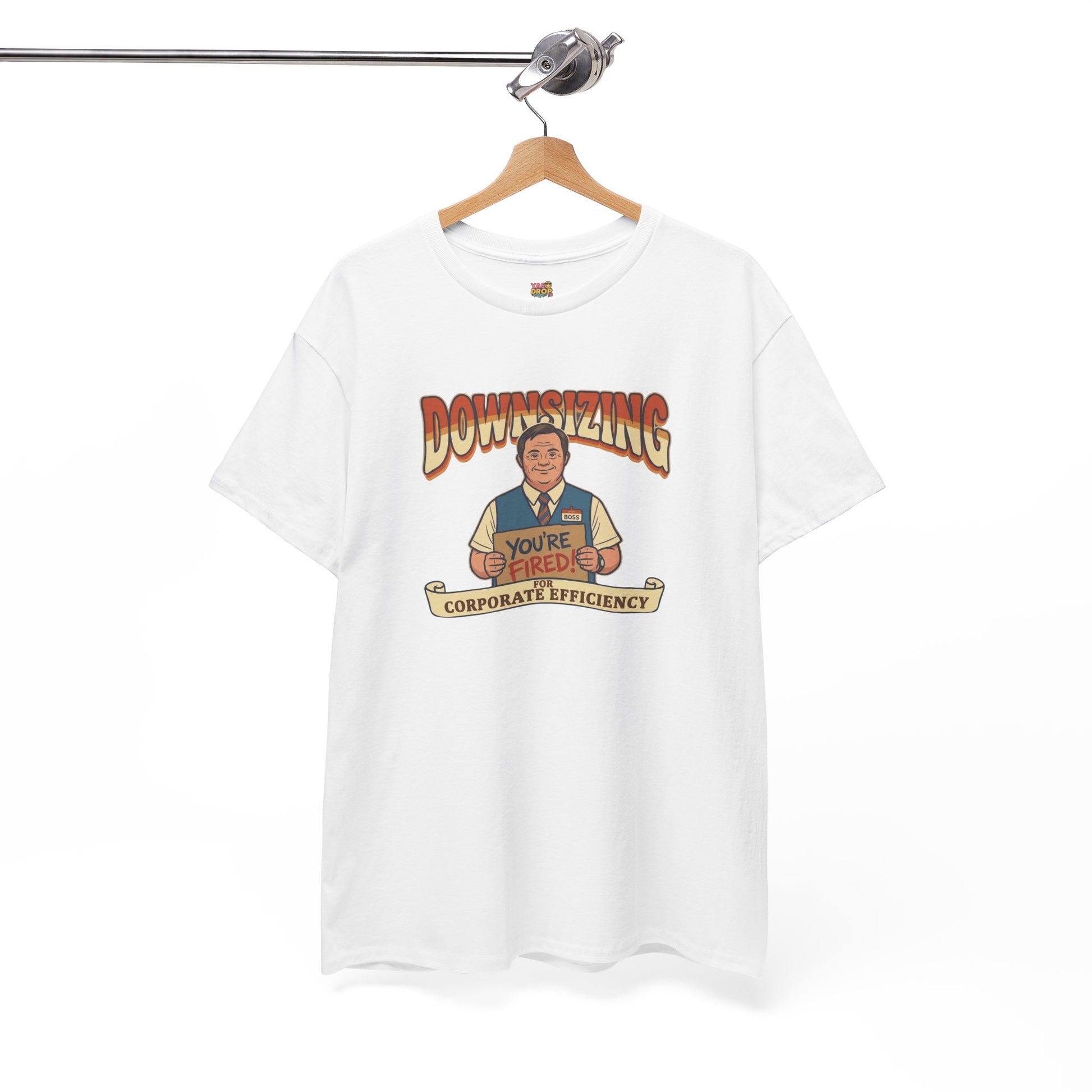 The Great Downsizing Tee - Retro Corporate Meme T-Shirt (iykyk)