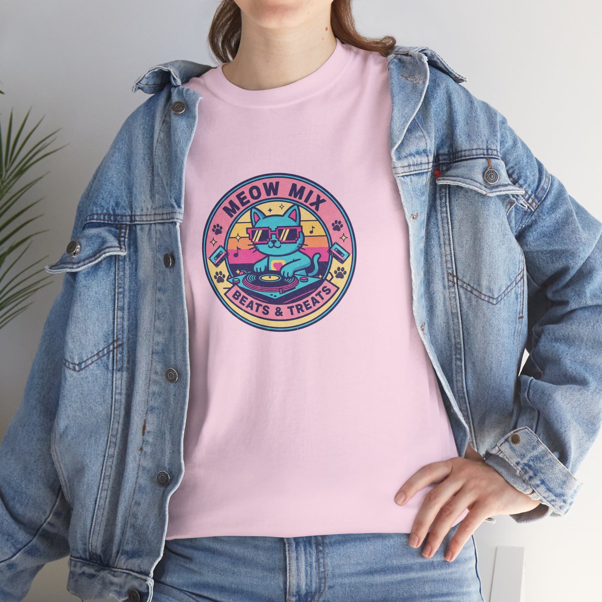 Meow Mix: Beats & Treats Retro DJ Cat Tee