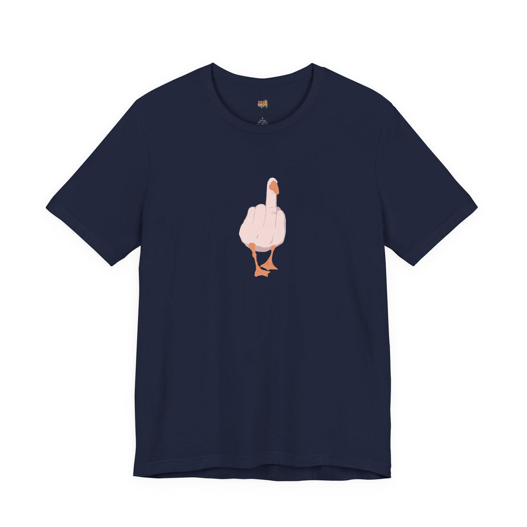 The "Unbothered" Ironic Duck Graphic Tee - Funny Chaotic Streetwear Graphic T-Shirt