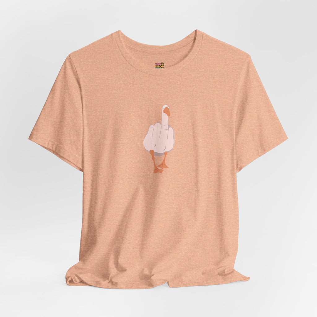 The "Unbothered" Ironic Duck Graphic Tee - Funny Chaotic Streetwear Graphic T-Shirt