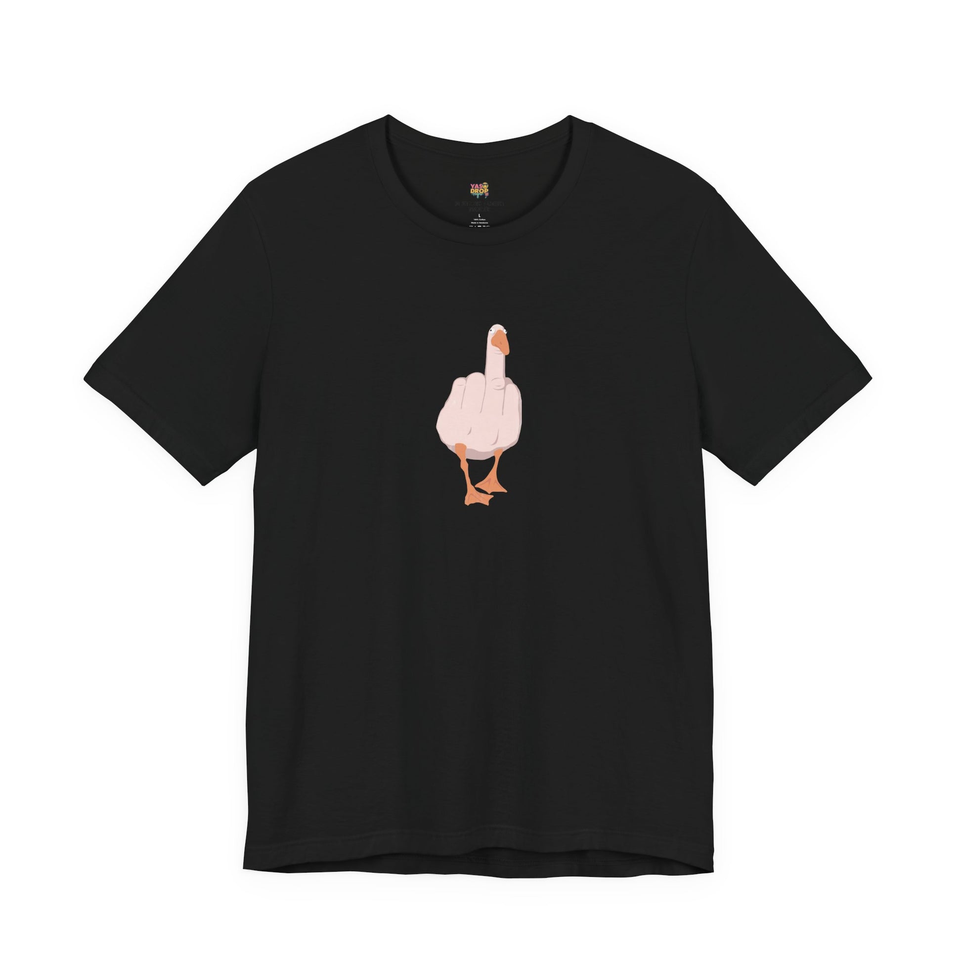 The "Unbothered" Ironic Duck Graphic Tee - Funny Chaotic Streetwear Graphic T-Shirt