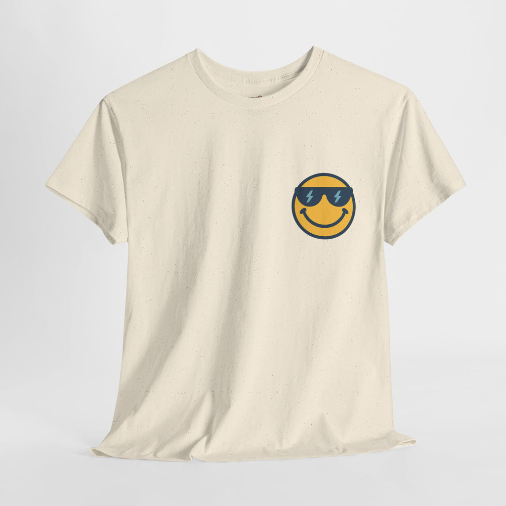 The YASDROP Smiley Swirl Tee