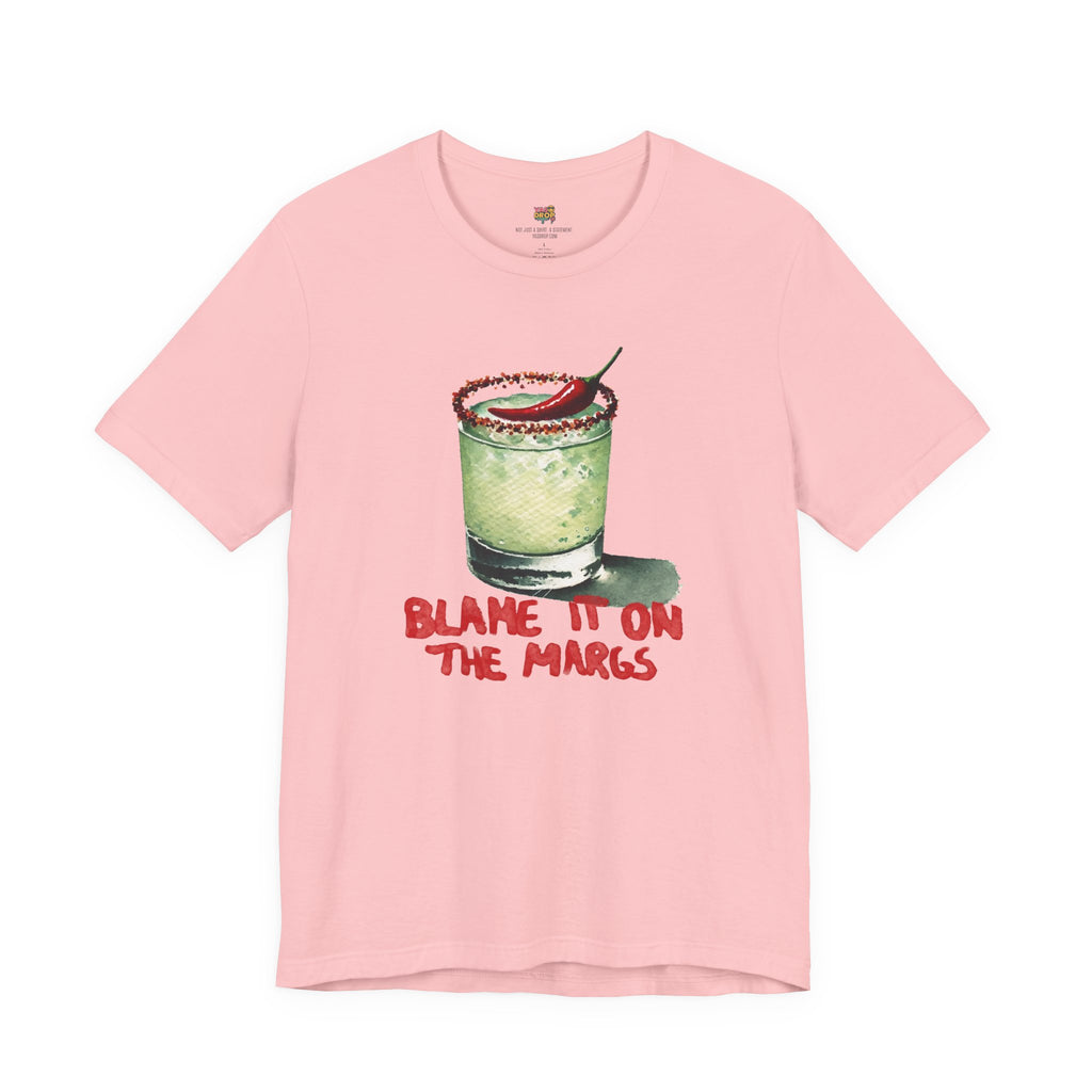 "Blame It On The Margs" Spicy Margarita Graphic Tee - Aesthetic Streetwear pink