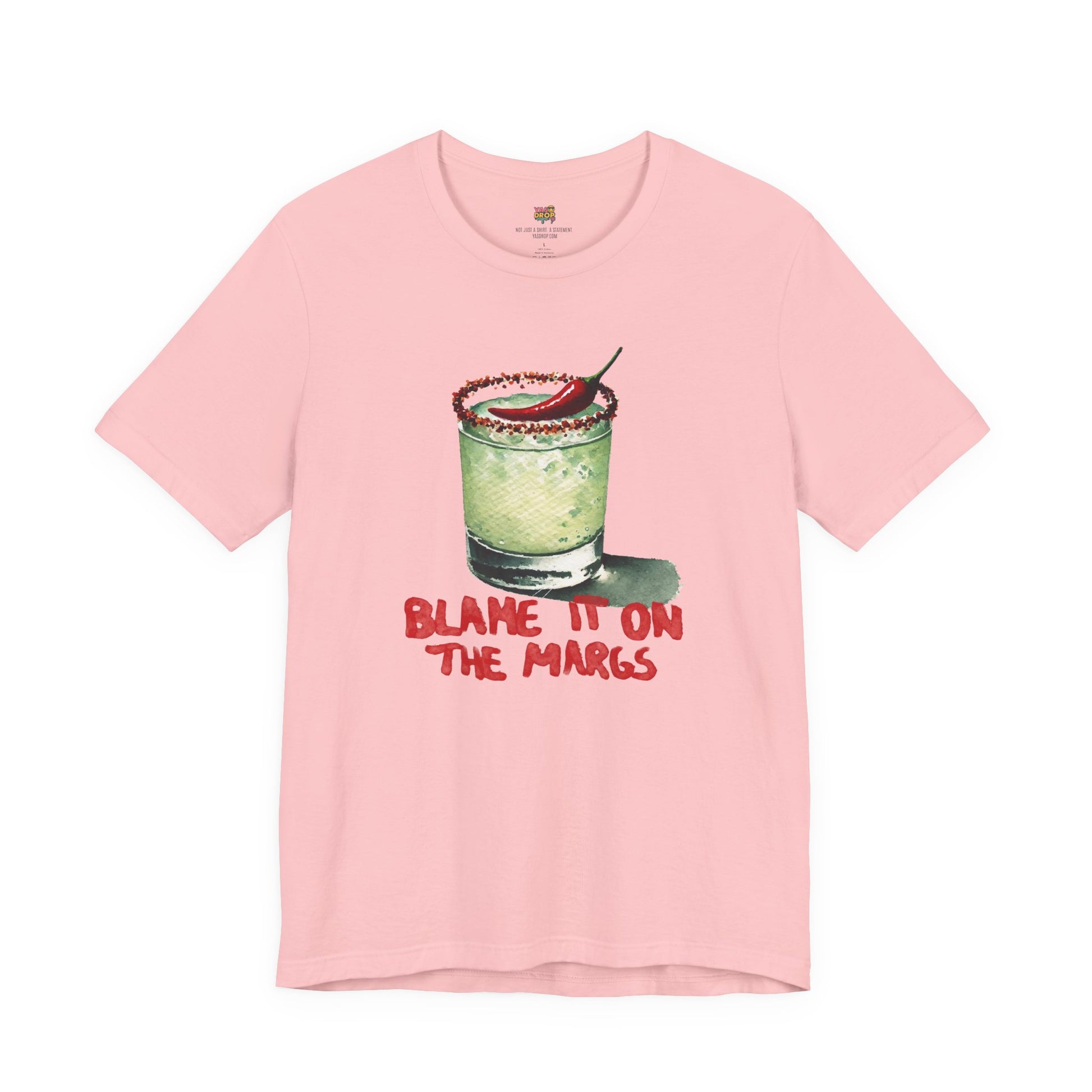 "Blame It On The Margs" Spicy Margarita Graphic Tee - Aesthetic Streetwear pink