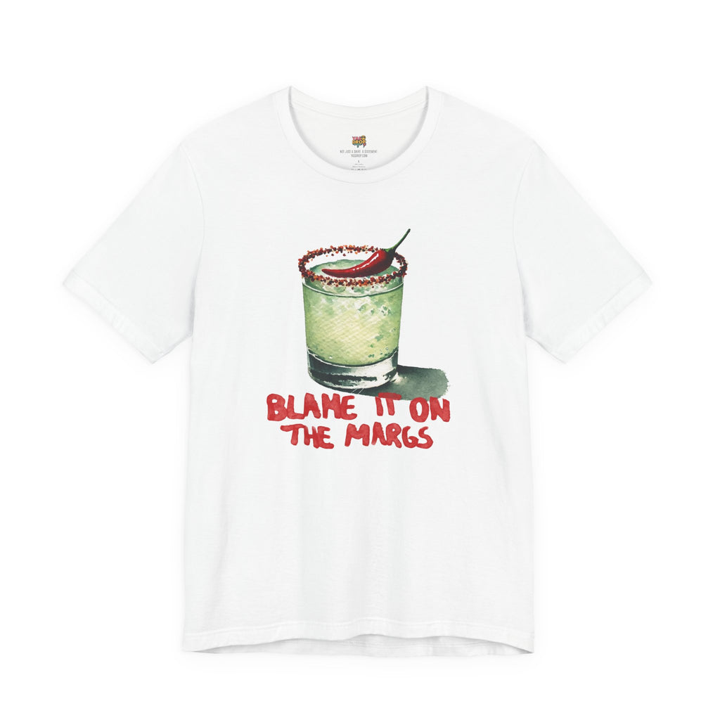 "Blame It On The Margs" Spicy Margarita Graphic Tee - Aesthetic Streetwear white