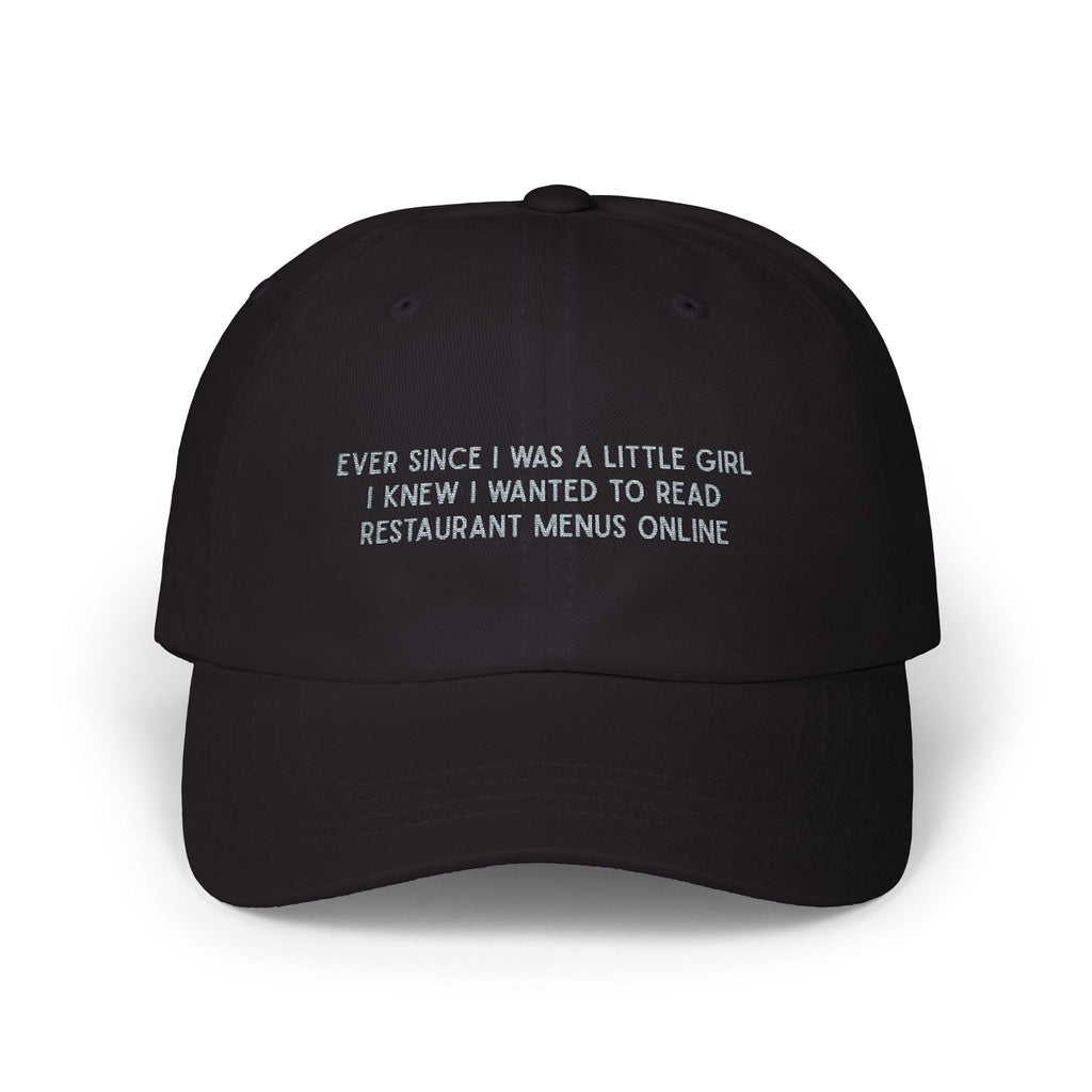 "Ever Since I Was A Little Girl..." Ironic Meme Hat black