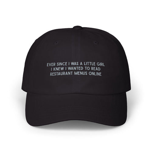 "Ever Since I Was A Little Girl..." Ironic Meme Hat black