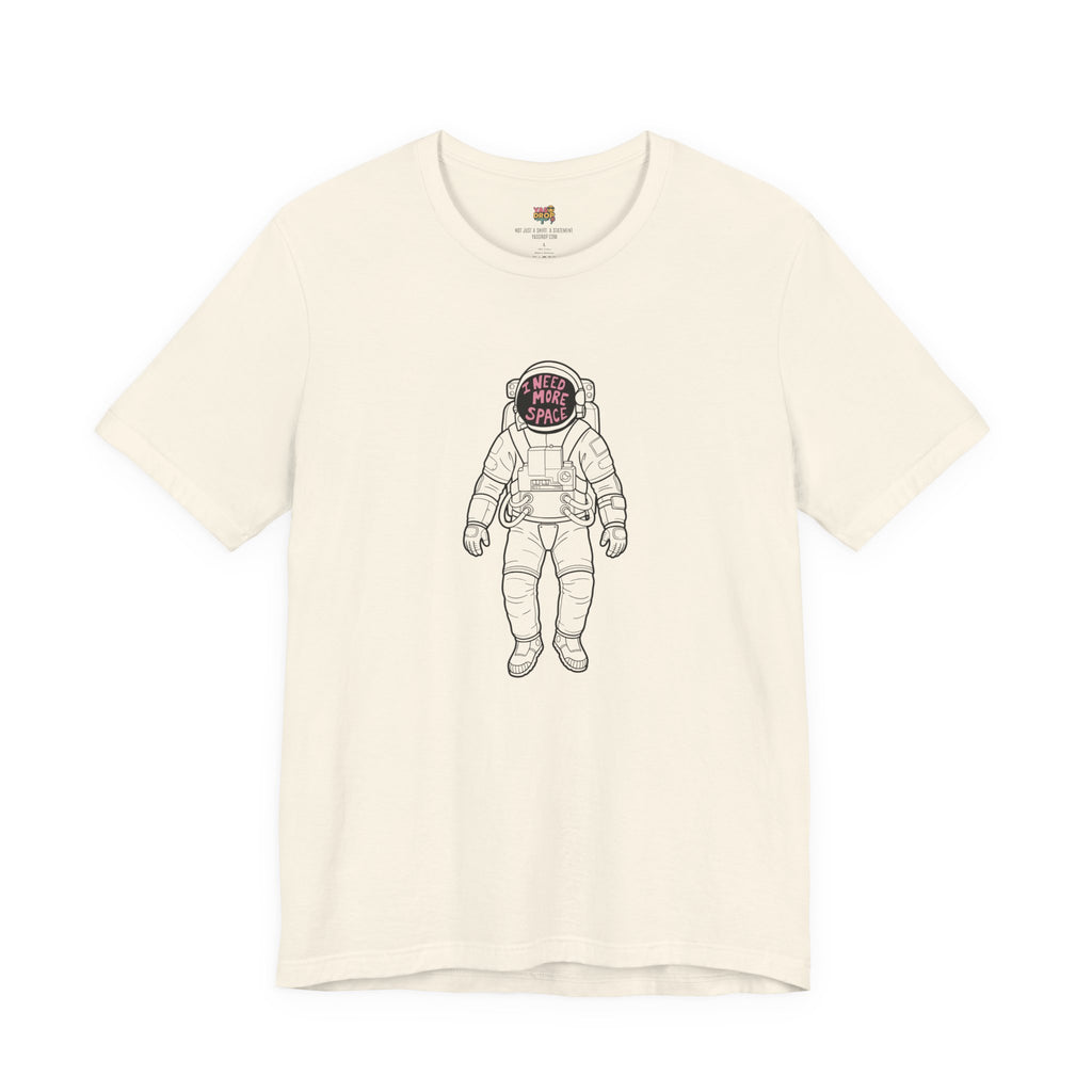 I Need More Space Astronaut Graphic Tee sand