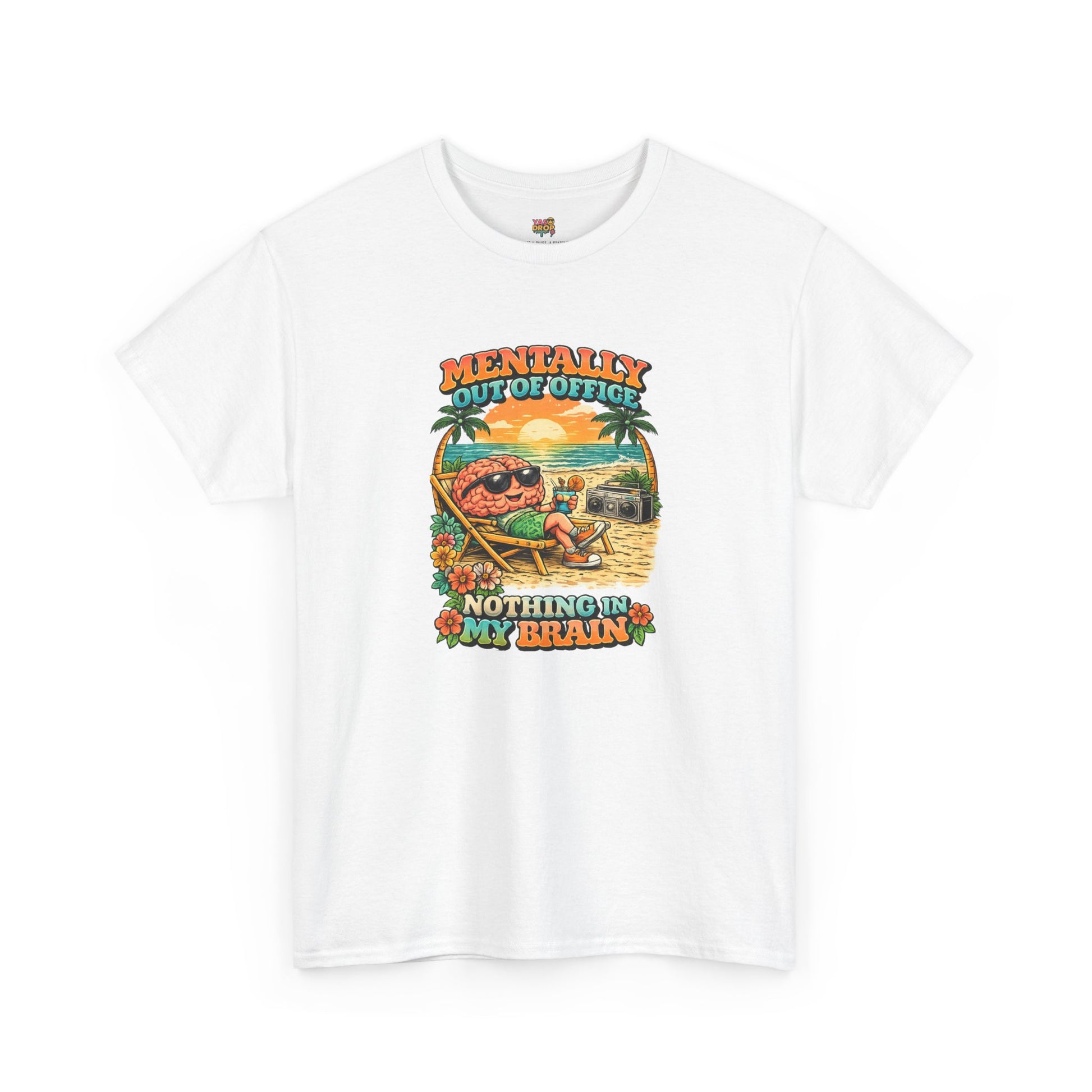 "Mentally Out of Office" Retro Graphic Tee