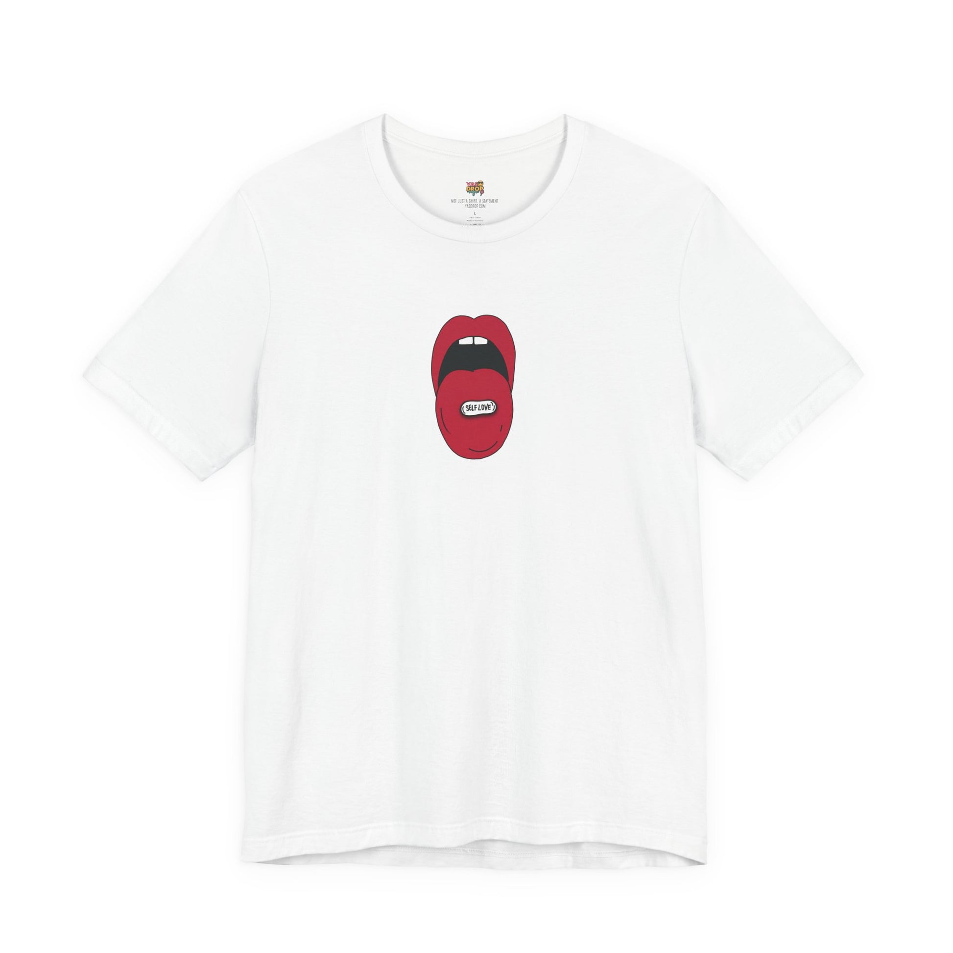 "Self Love" Graphic Tee – Aesthetic Y2K Streetwear Graphic Shirt white