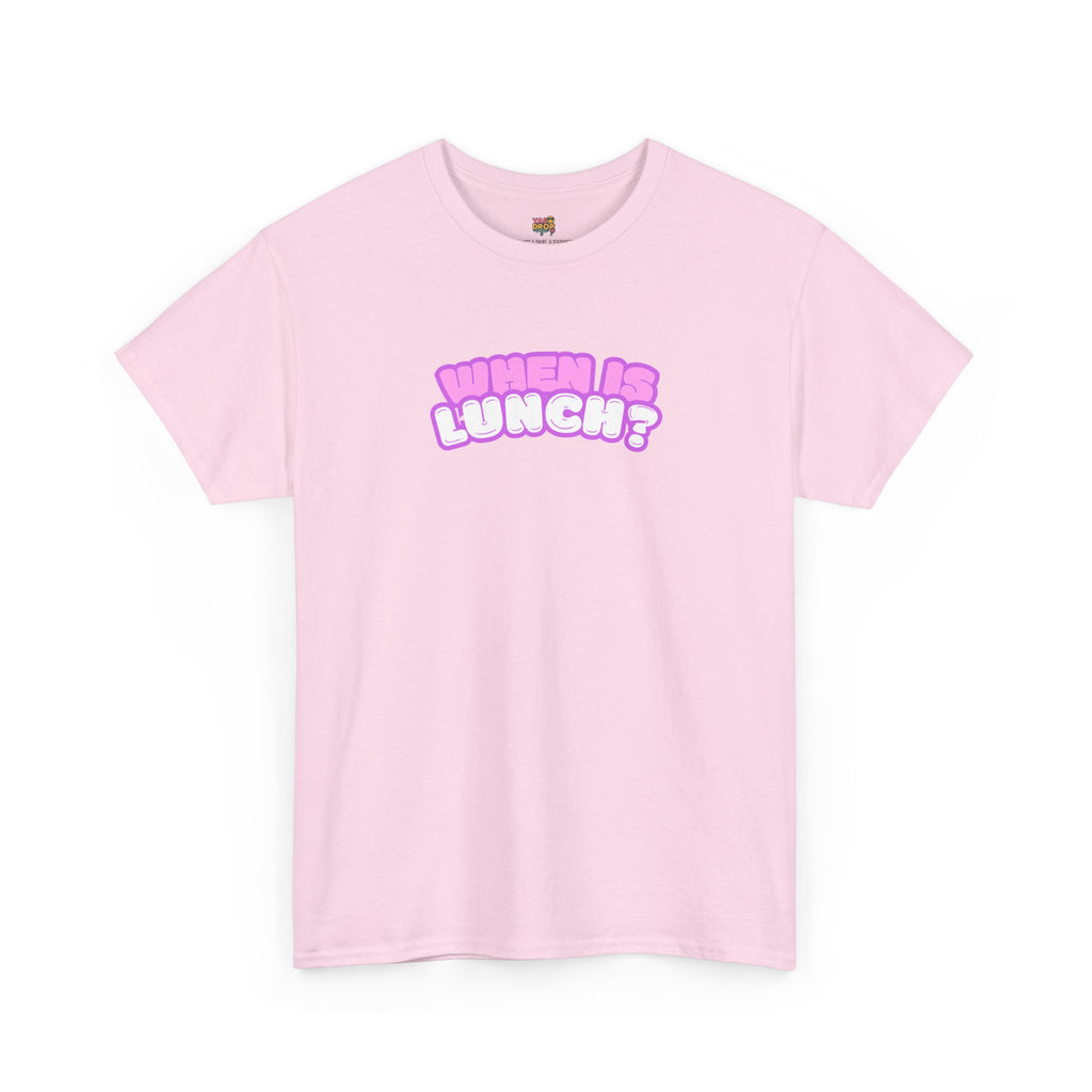 When Is Lunch? - The "Priorities" Heritage T-Shirt Pink