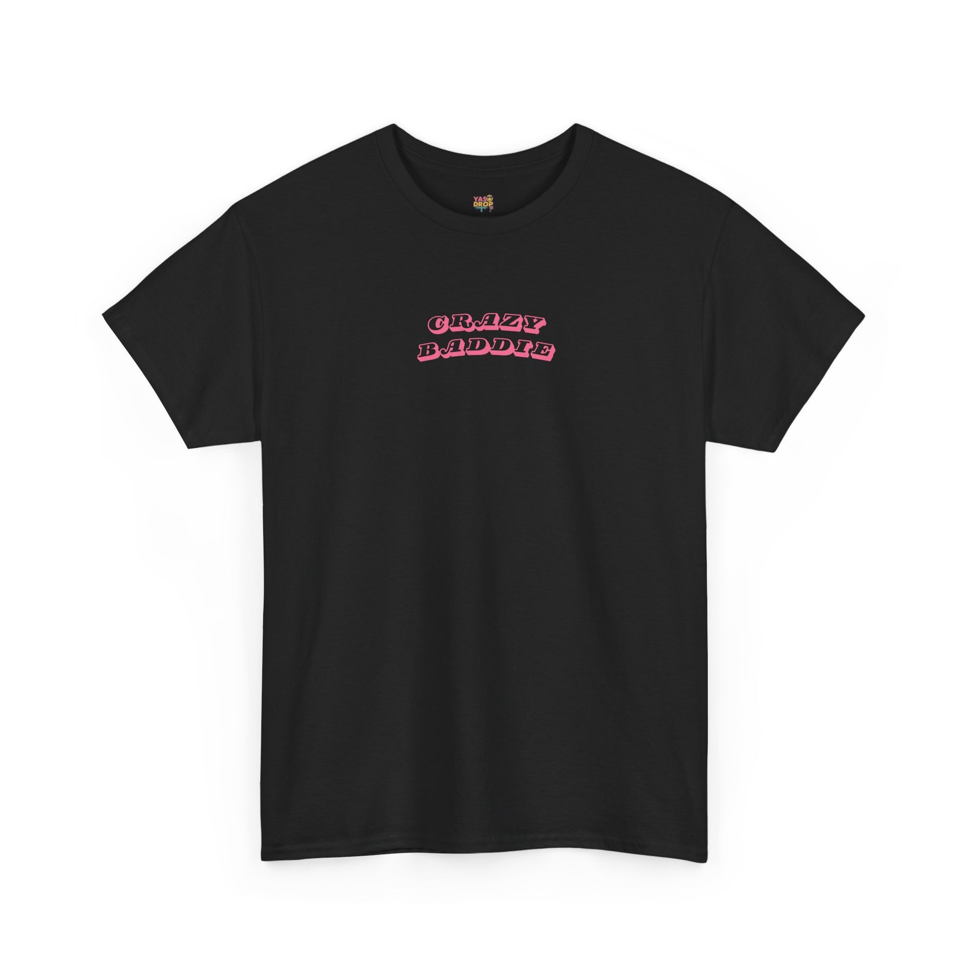 crazy baddie t-shirt black