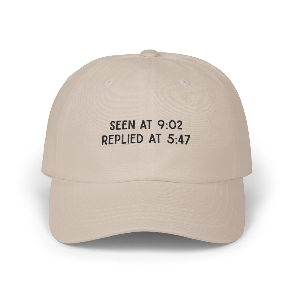 late replier cap  khaki